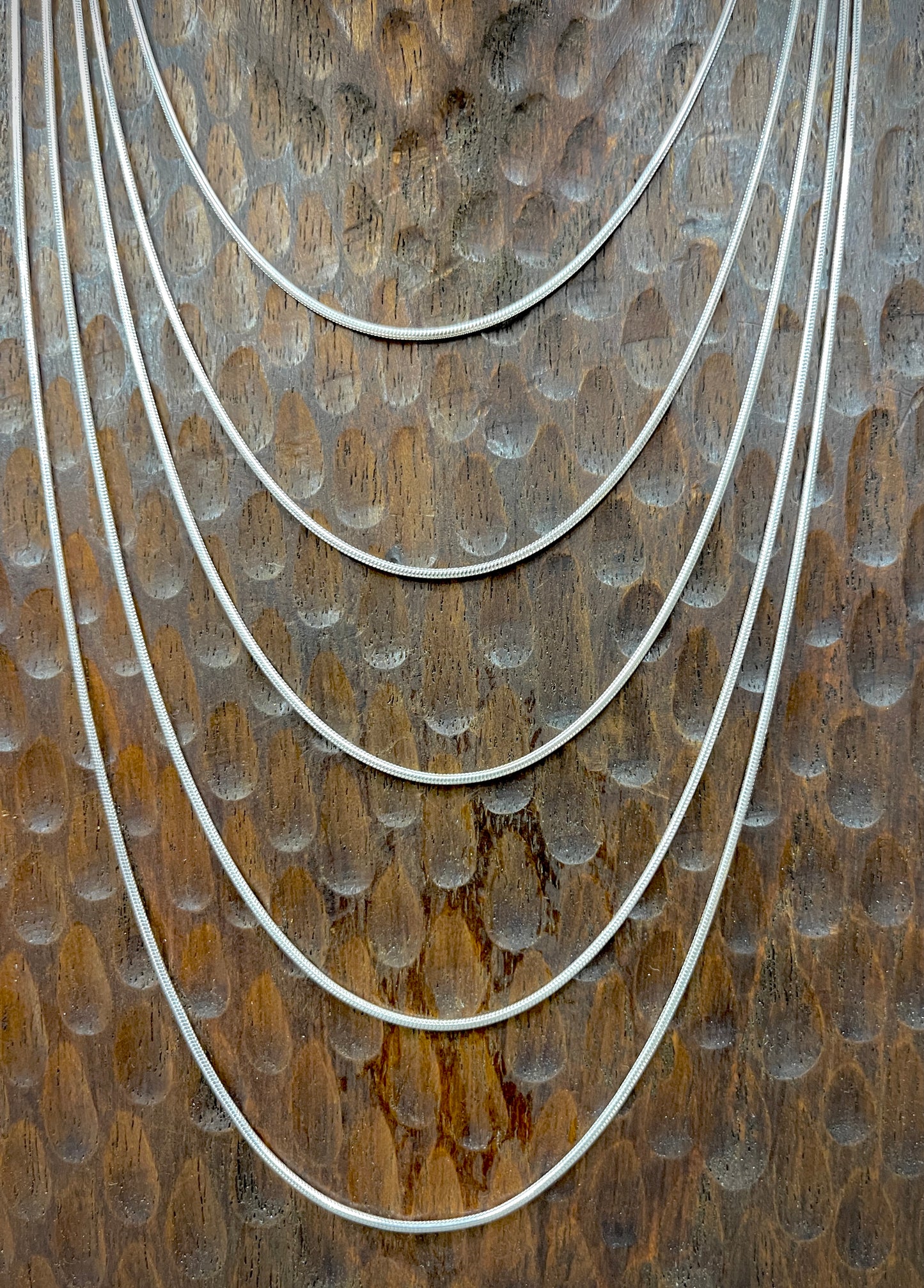 1.2mm Sterling Snake Chains - 16"-24"
