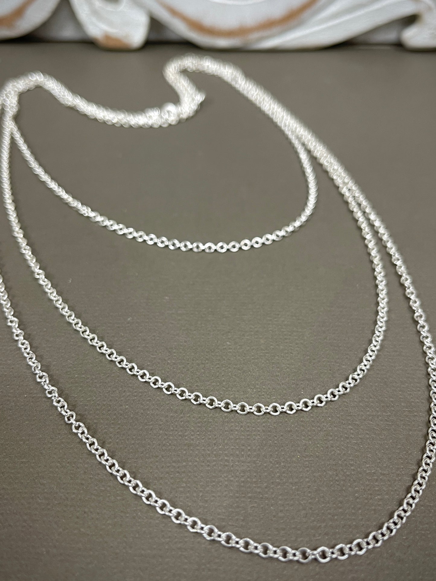1.5mm Sterling Cable Chains - 16"-24"