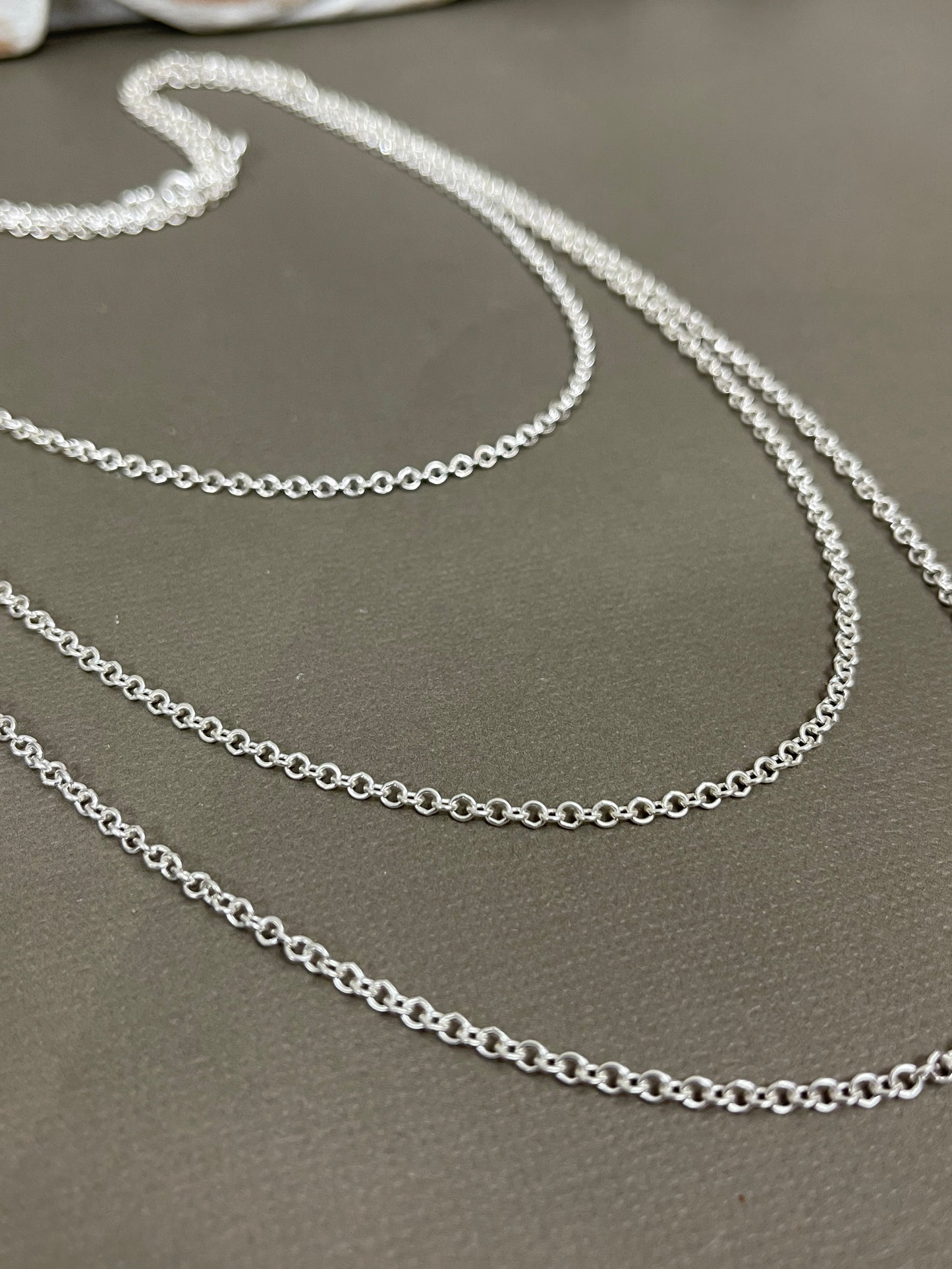 1.5mm Sterling Cable Chains - 16"-24"