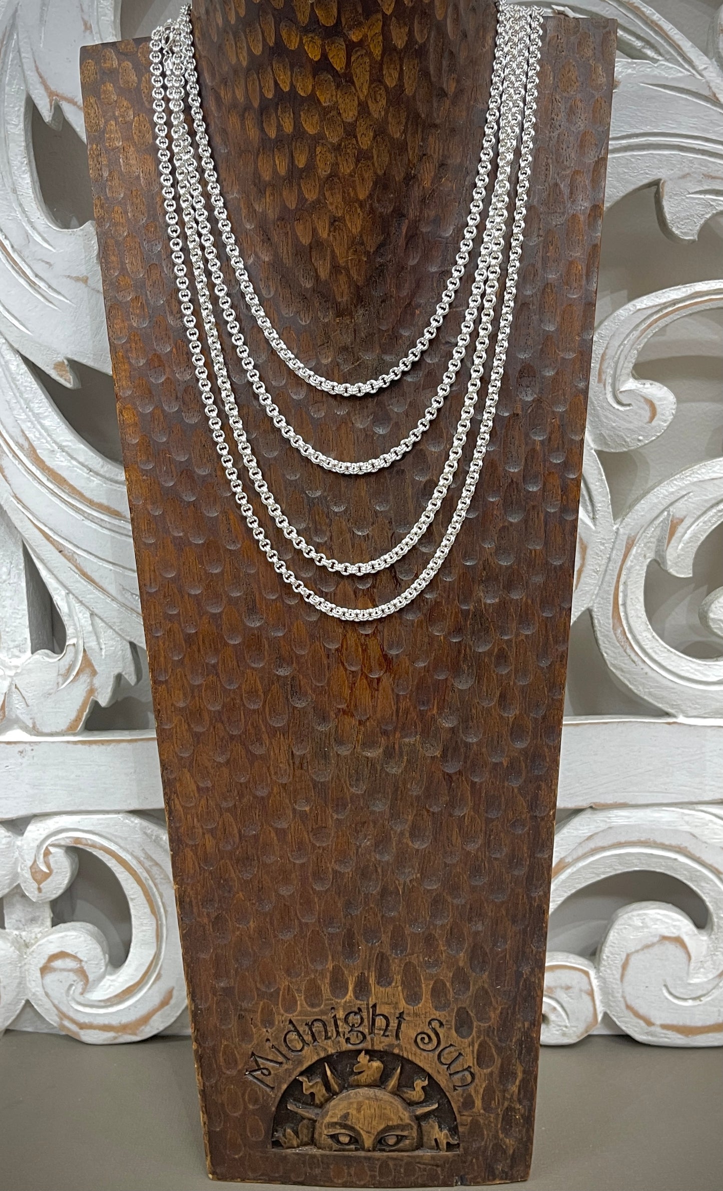 3mm Sterling Double Cable Chains - 16"-22"