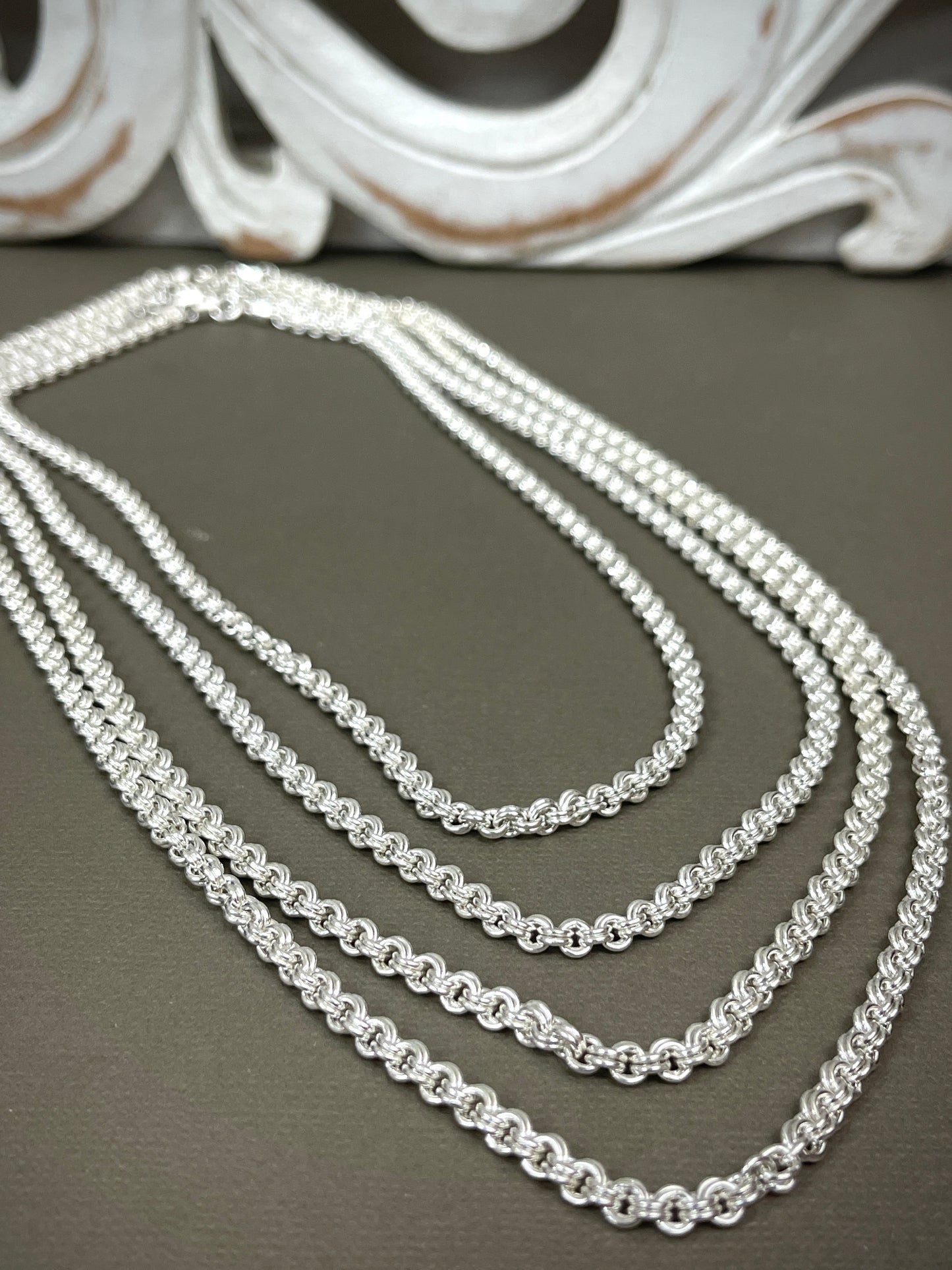 3mm Sterling Double Cable Chains - 16"-22"