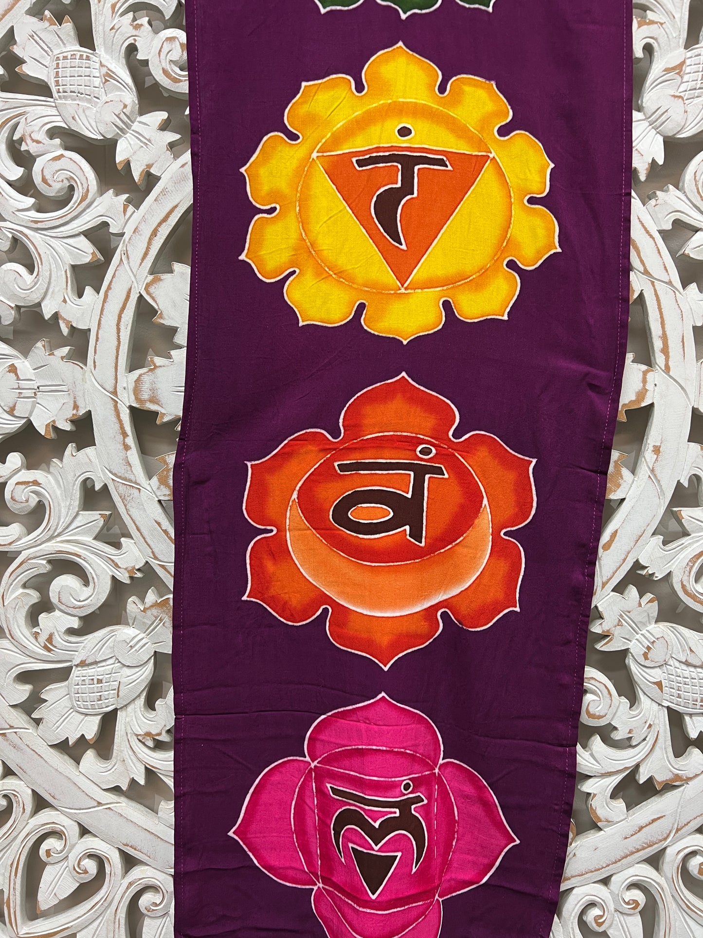 Hand Batiked Chakra Wall Hanging