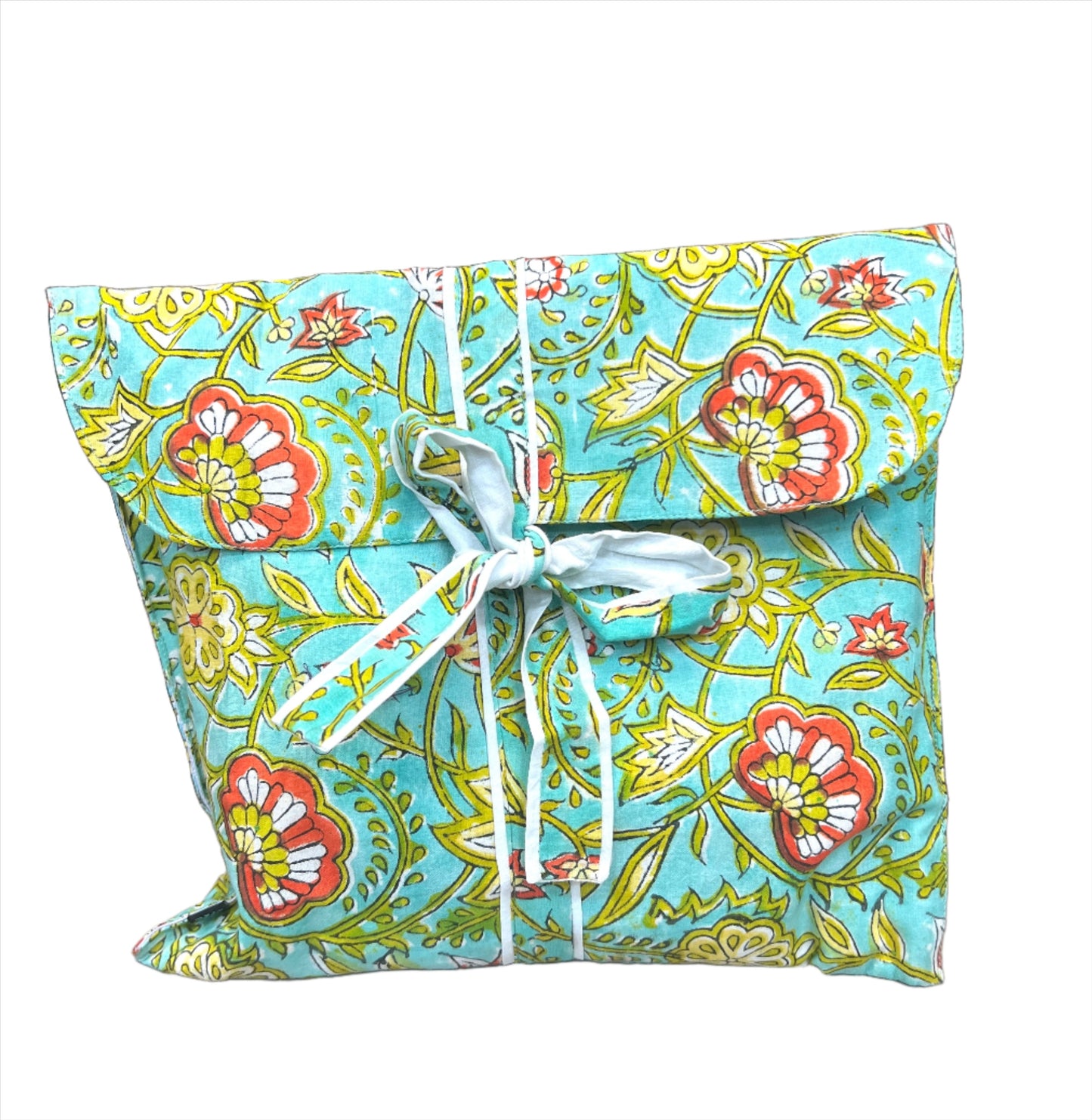 Spaghetti Strap Floral Block Print Pajama Set