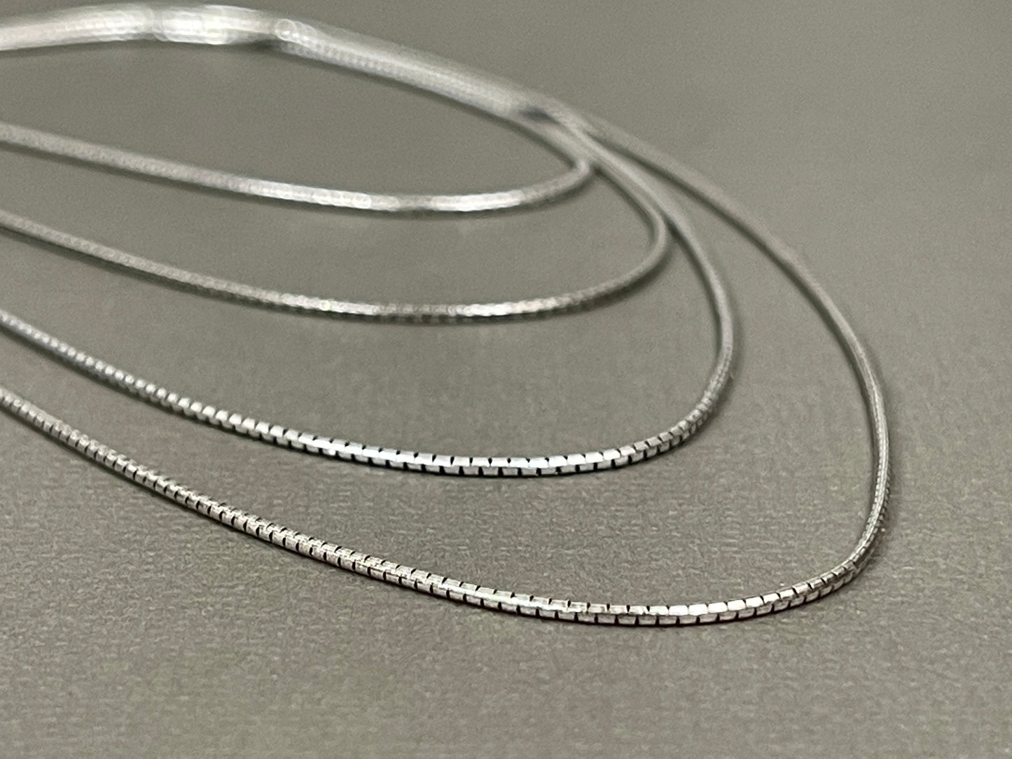 1mm Sterling Antiqued Snake Chains - 16"-24"