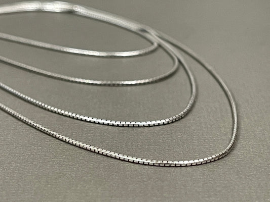 1mm Sterling Antiqued Snake Chains - 16"-24"