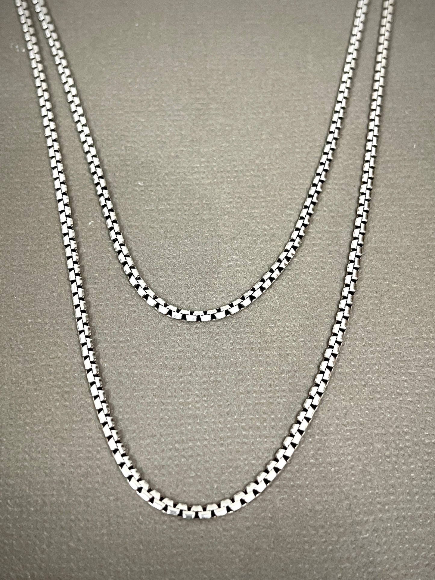 2mm Sterling Flat Thai Serpent Chains - 16"-18"