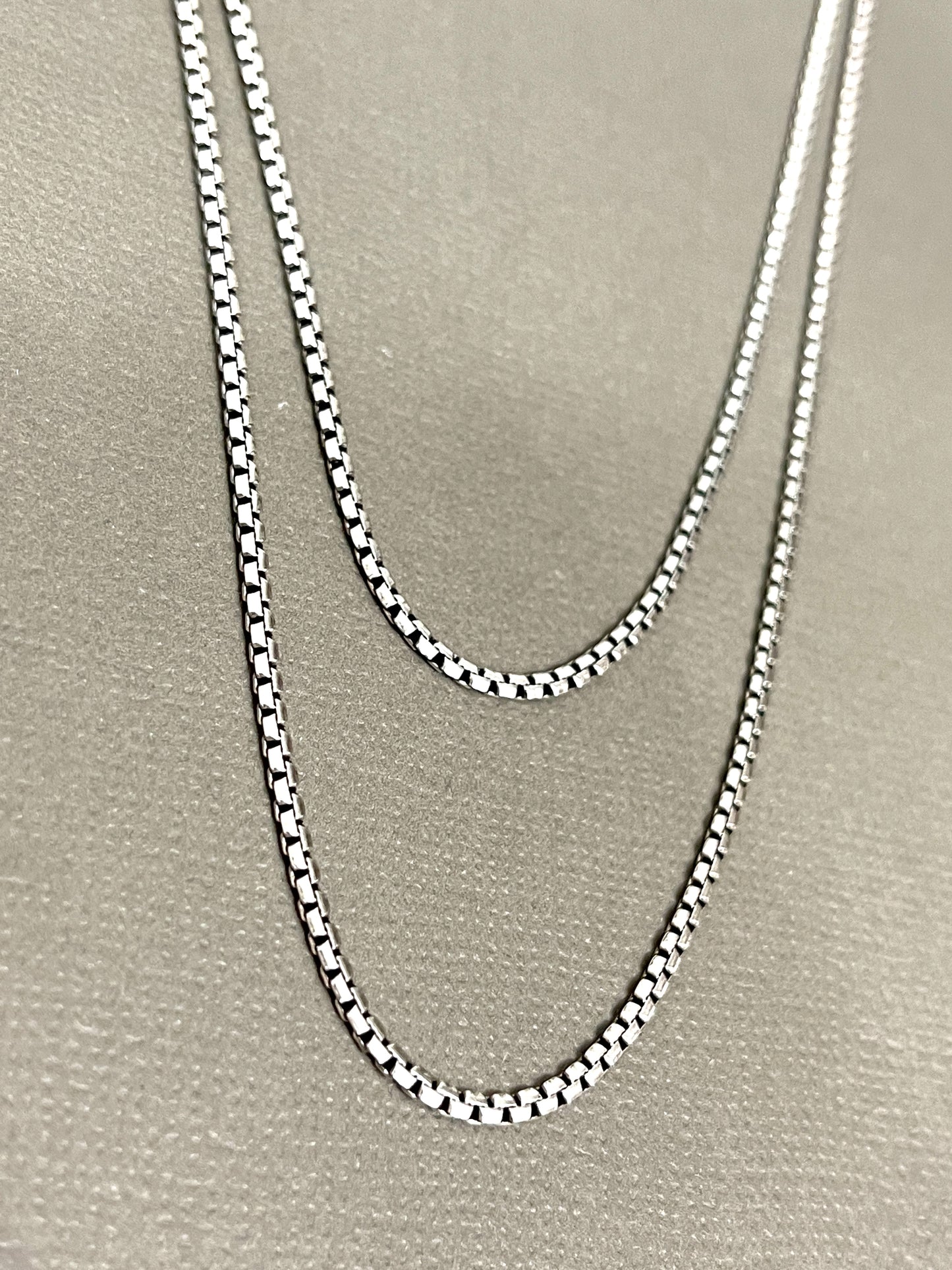 2mm Sterling Flat Thai Serpent Chains - 16"-18"