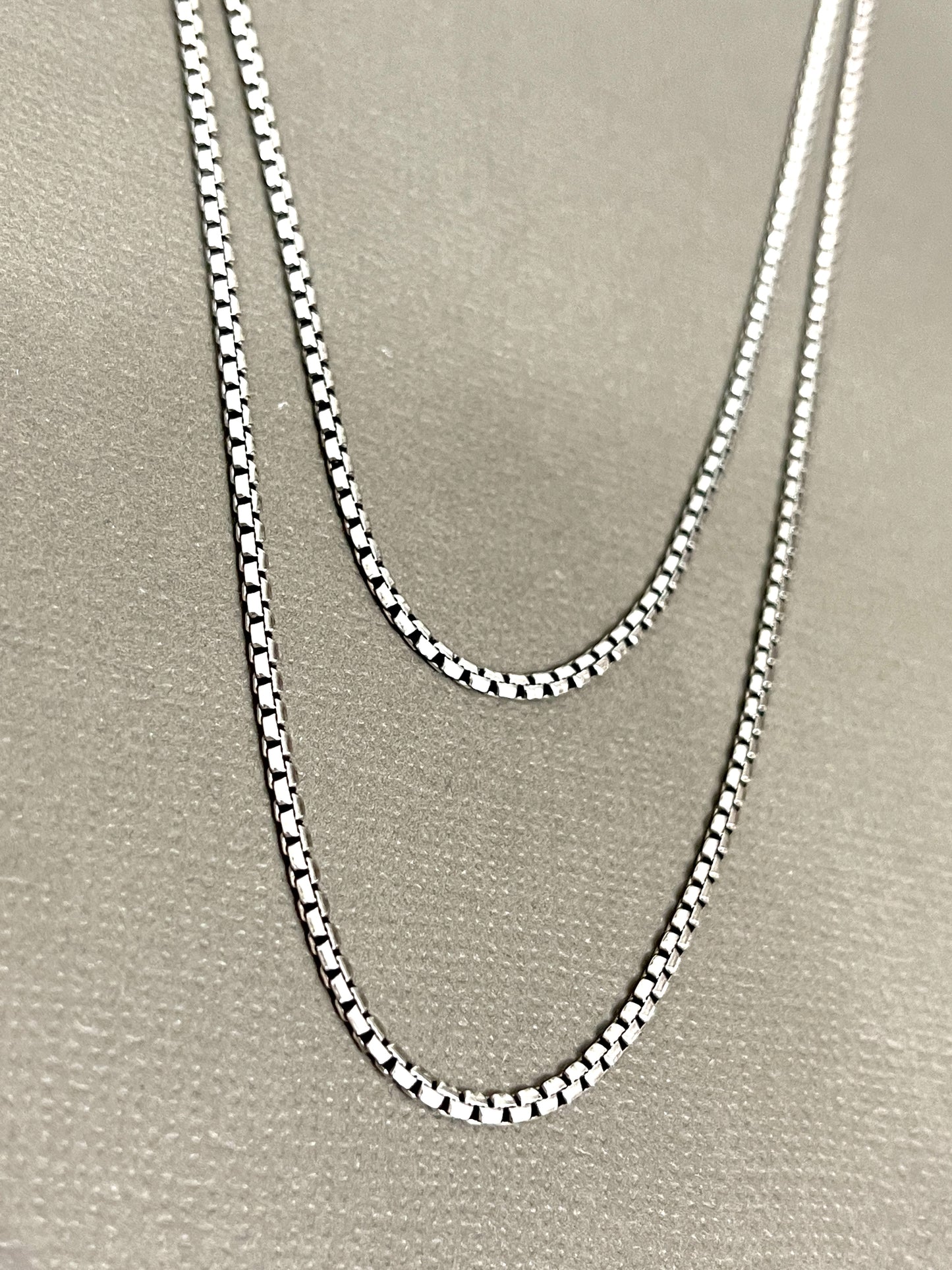 2mm Sterling  Flat Thai Serpent Chains - 16"-18"