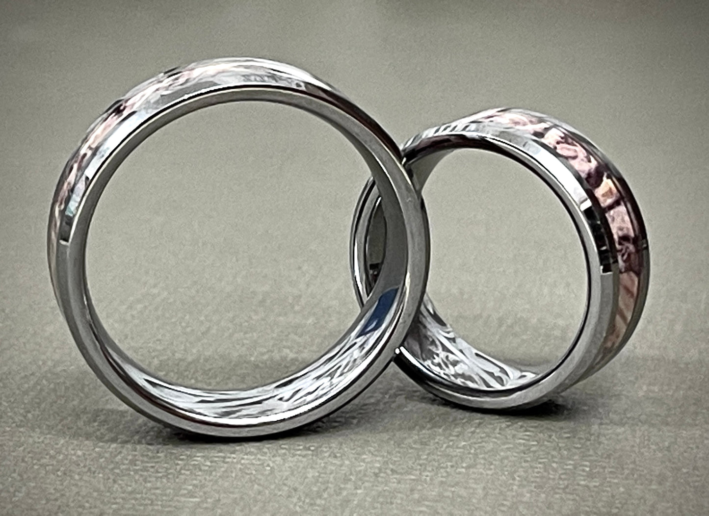 Tungsten Carbide Wood Rings