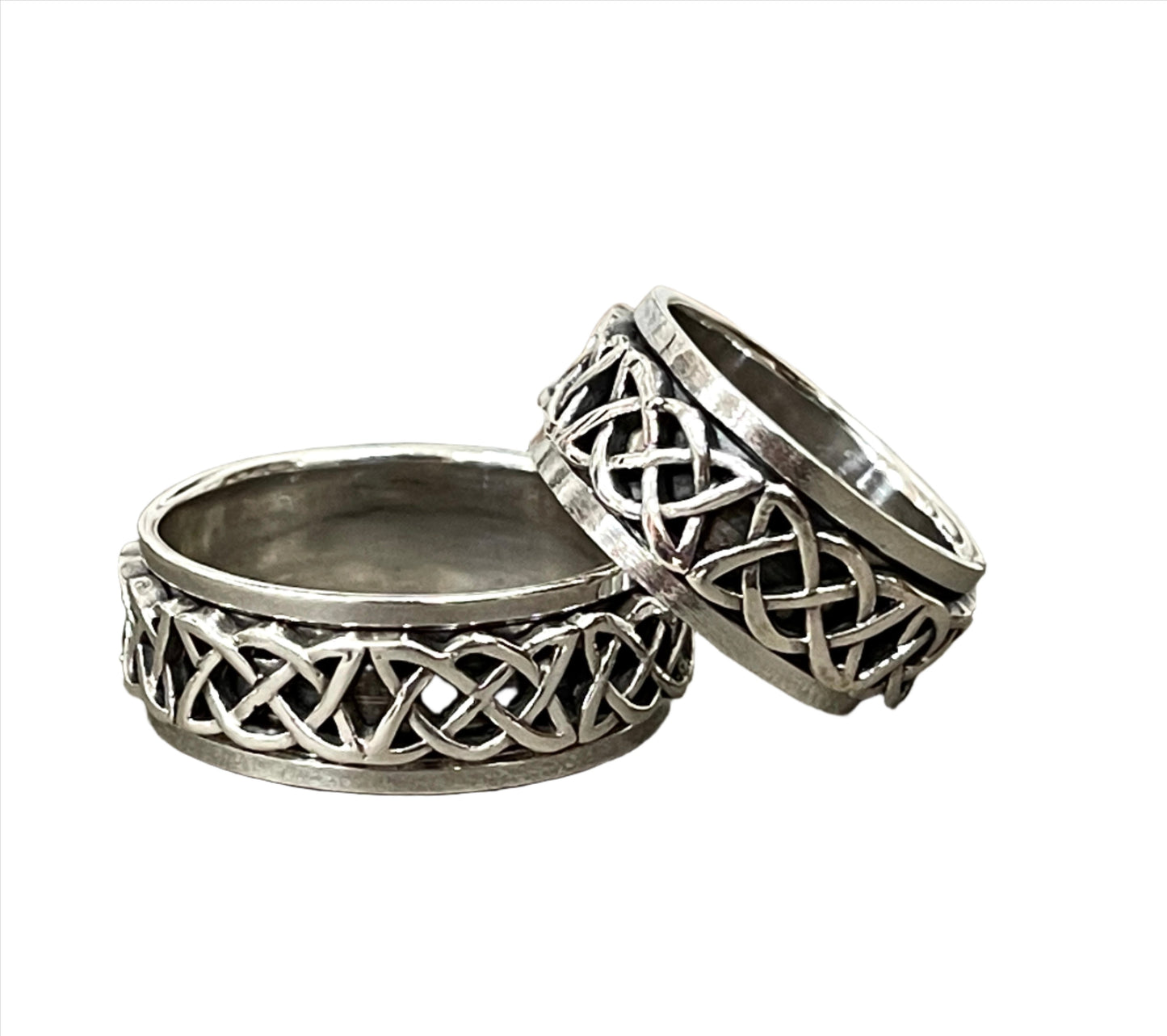 Sterling Spinner Rings - Sizes 7-14