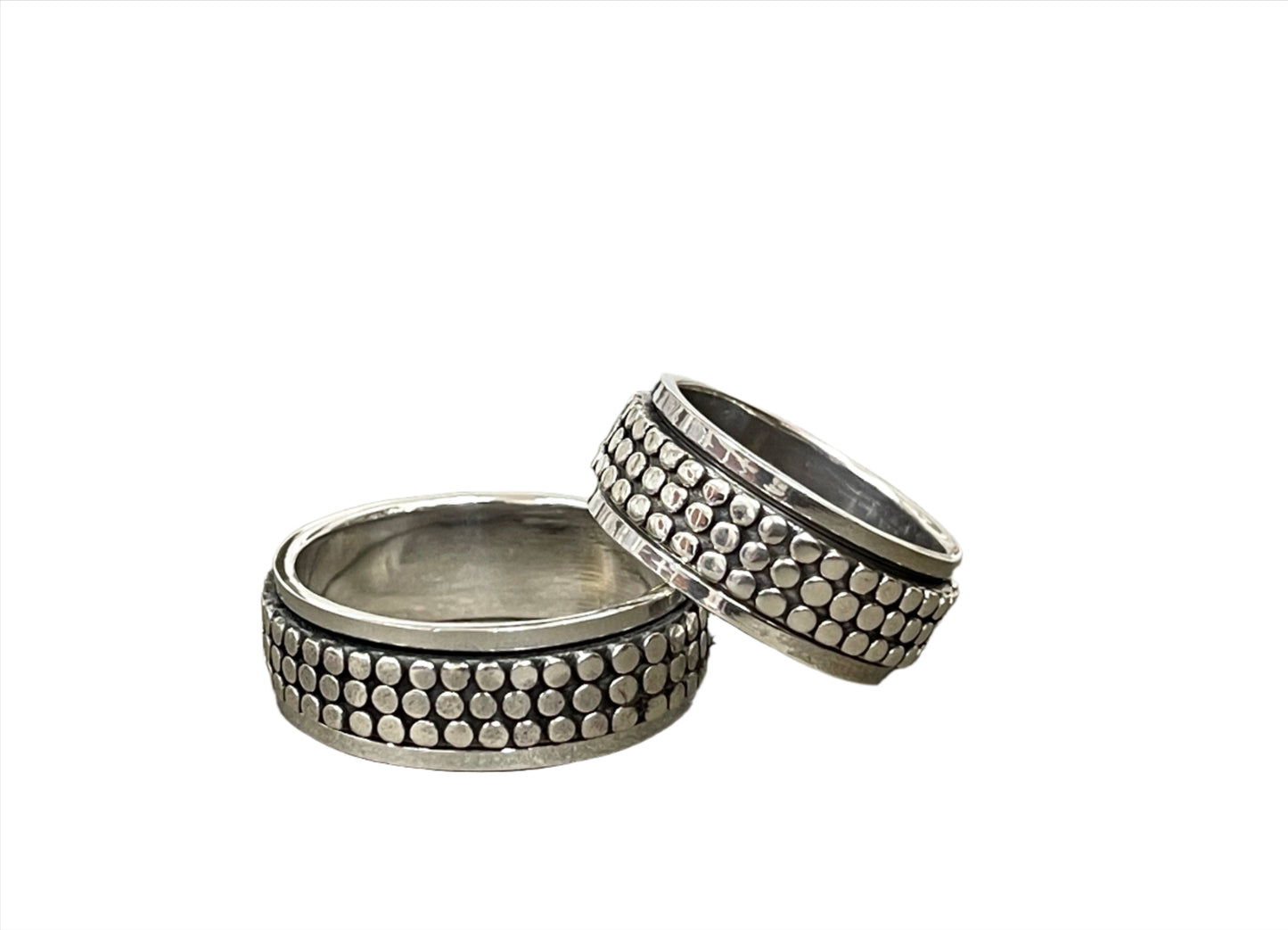 Sterling Spinner Rings - Sizes 8-14