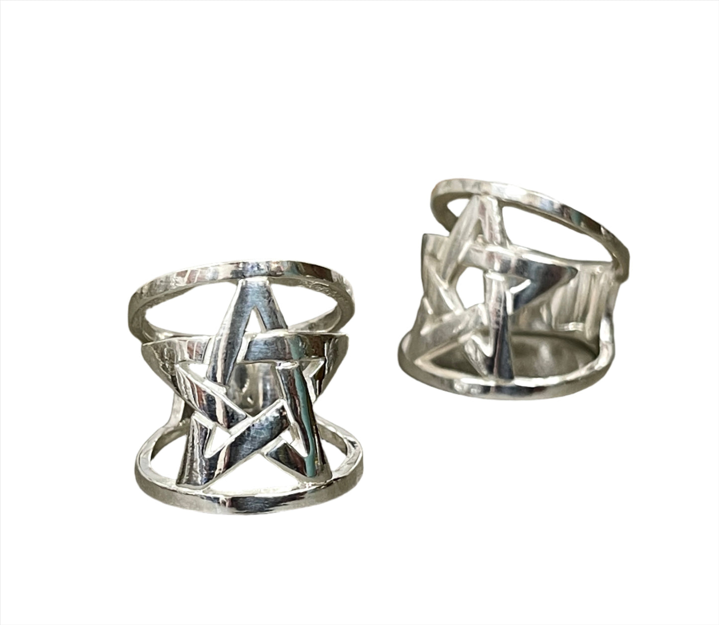 Sterling Pentacle Ring