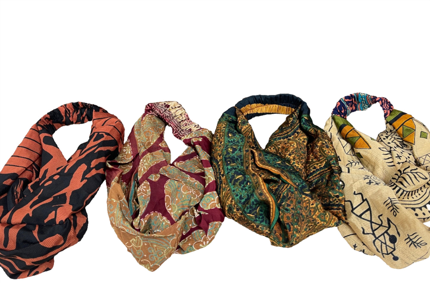 Recycled Silk Saree Hair Bands