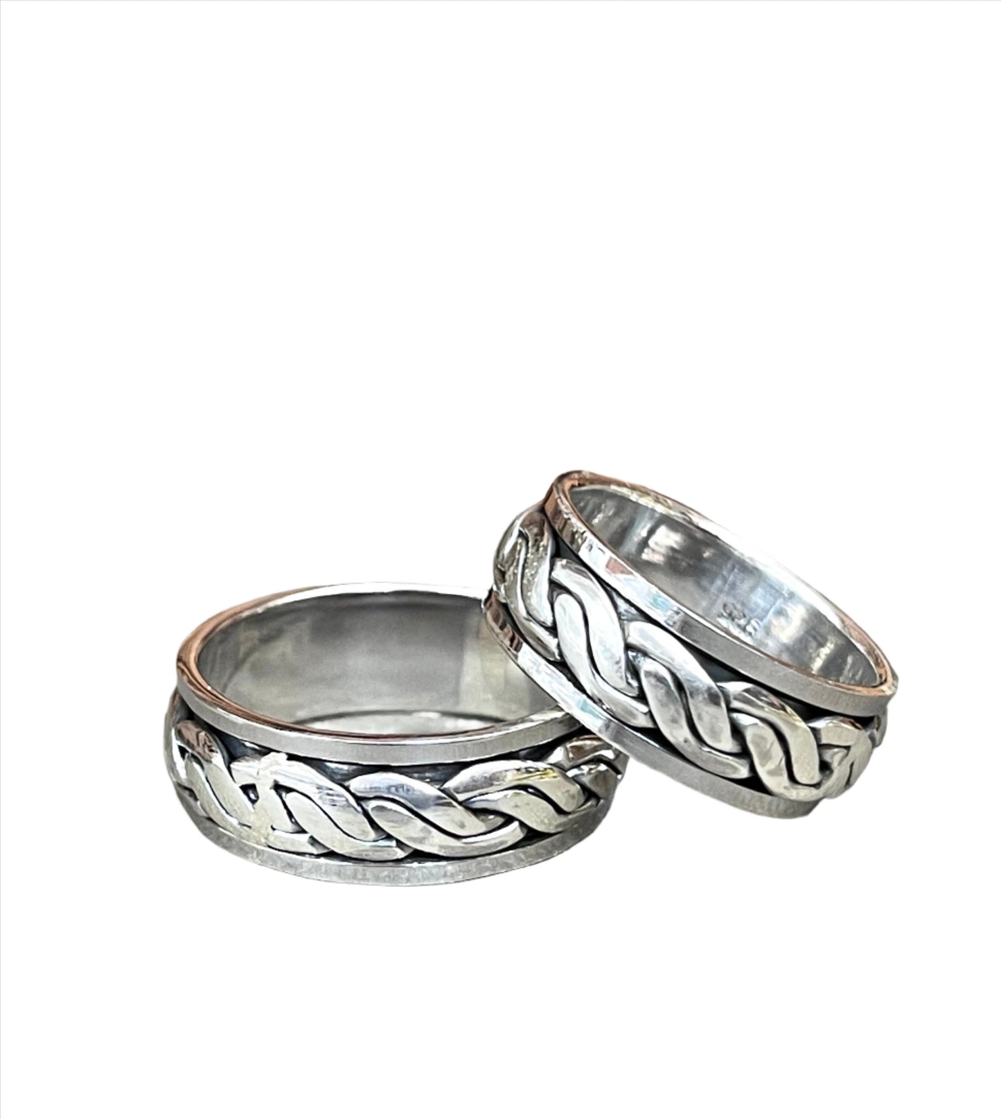 Sterling Spinner Rings
