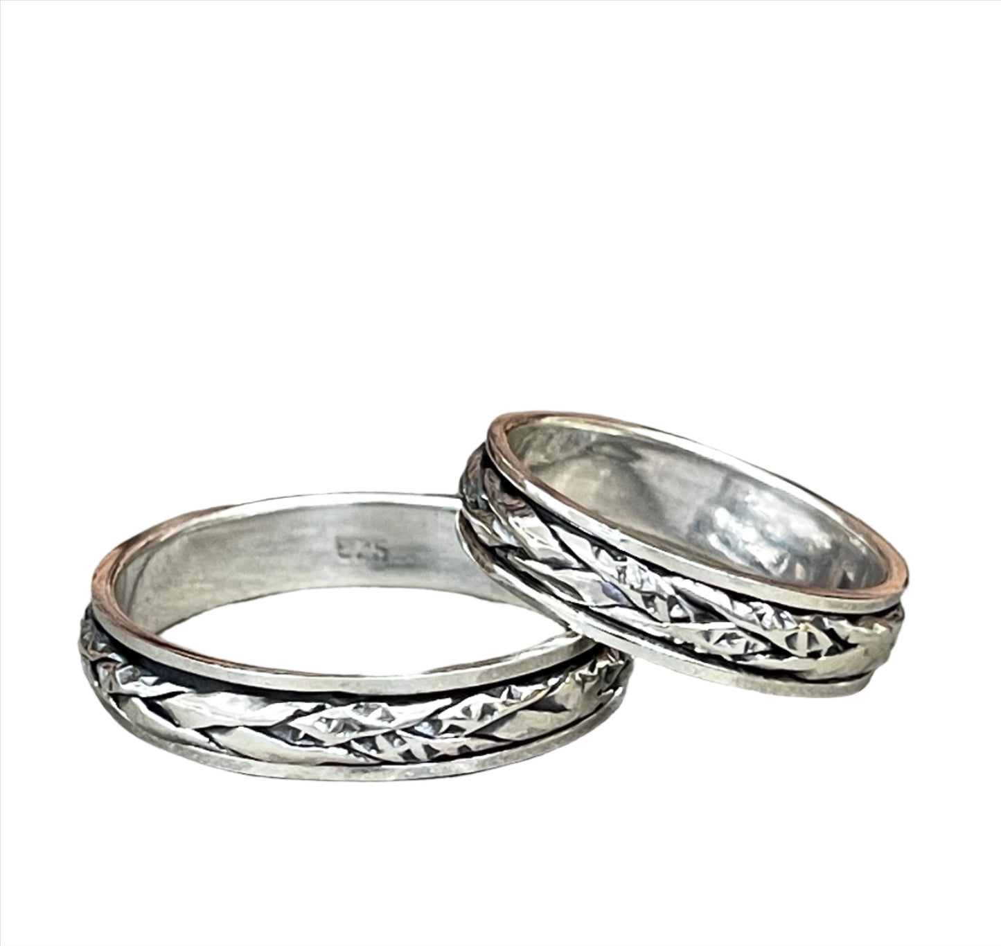 Sterling Spinner Rings