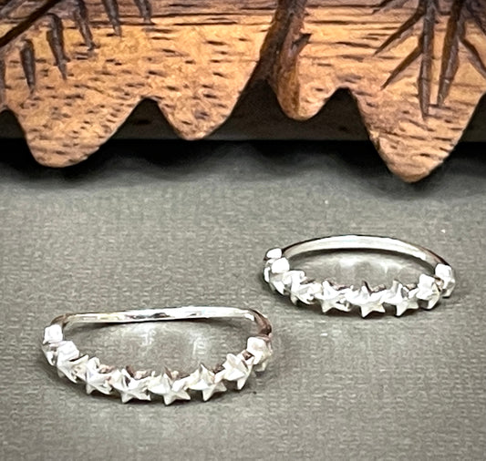 Sterling Star Rings - Sizes 5-11