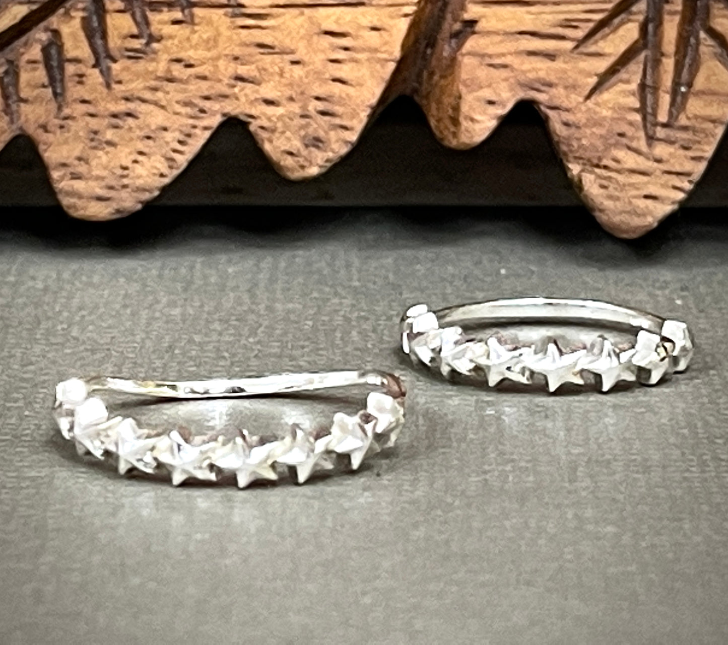 Sterling Star Rings - Sizes 5-11