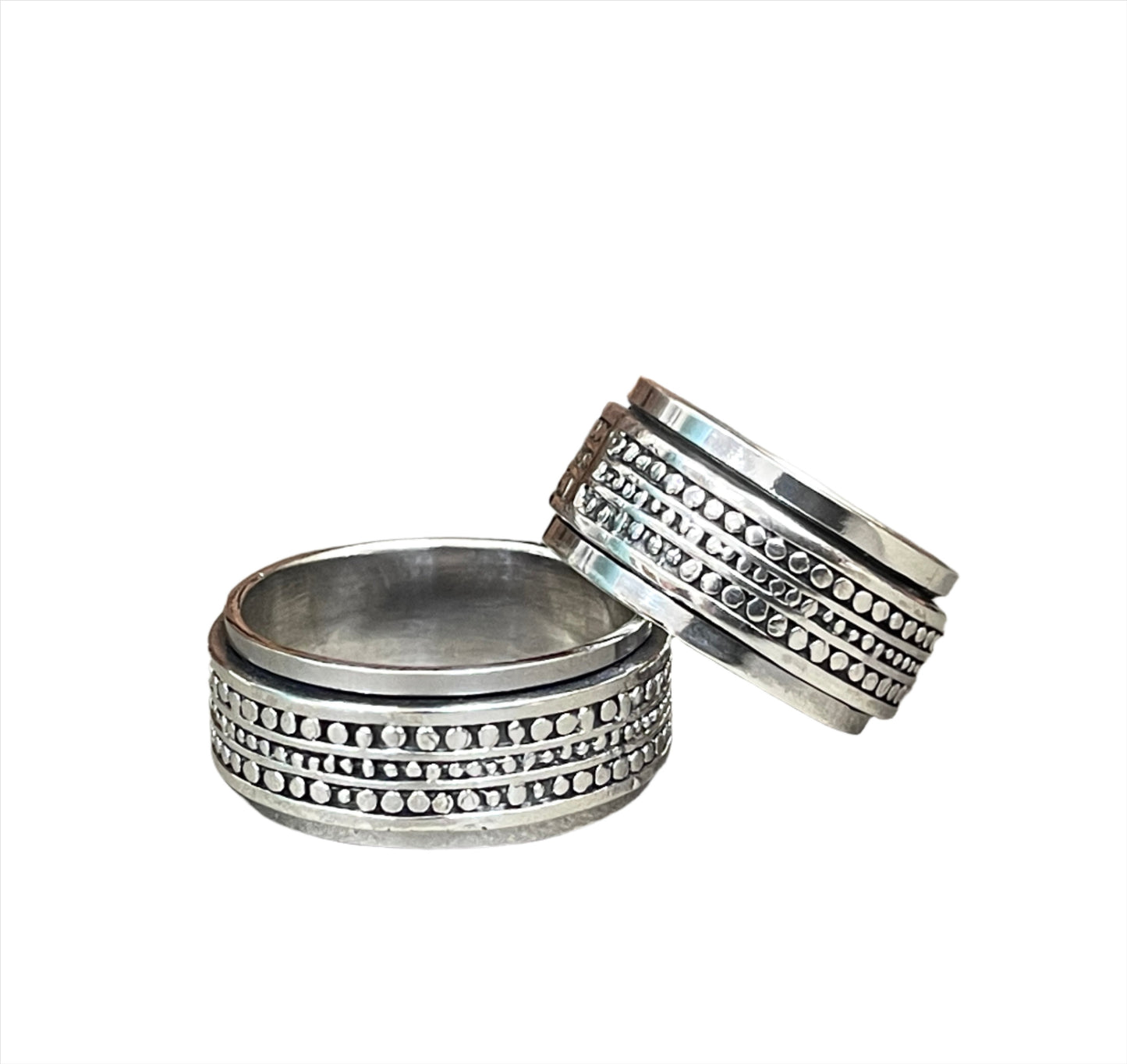 Sterling Spinner Rings