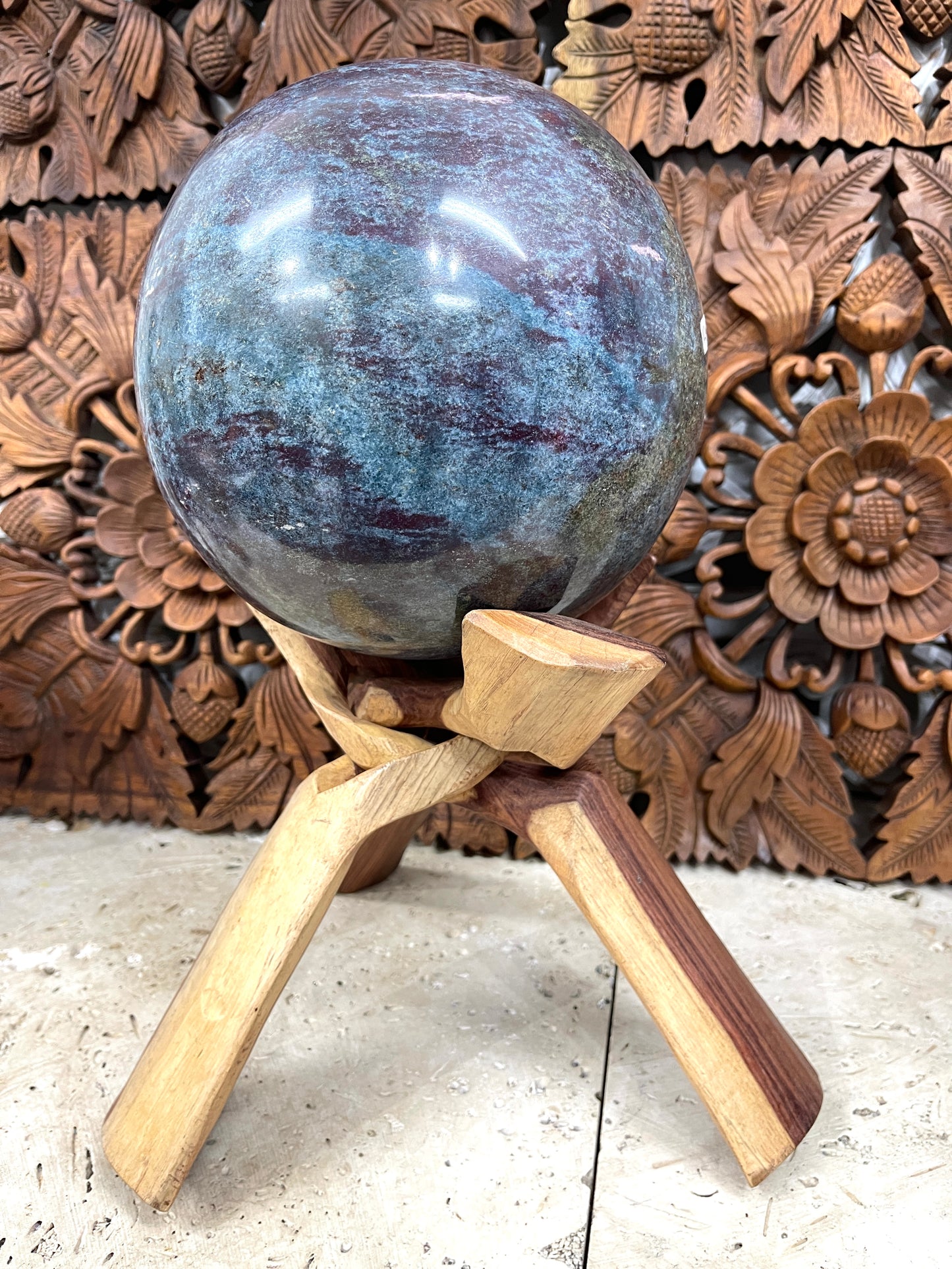 XXXLarge Ruby Kyanite Sphere