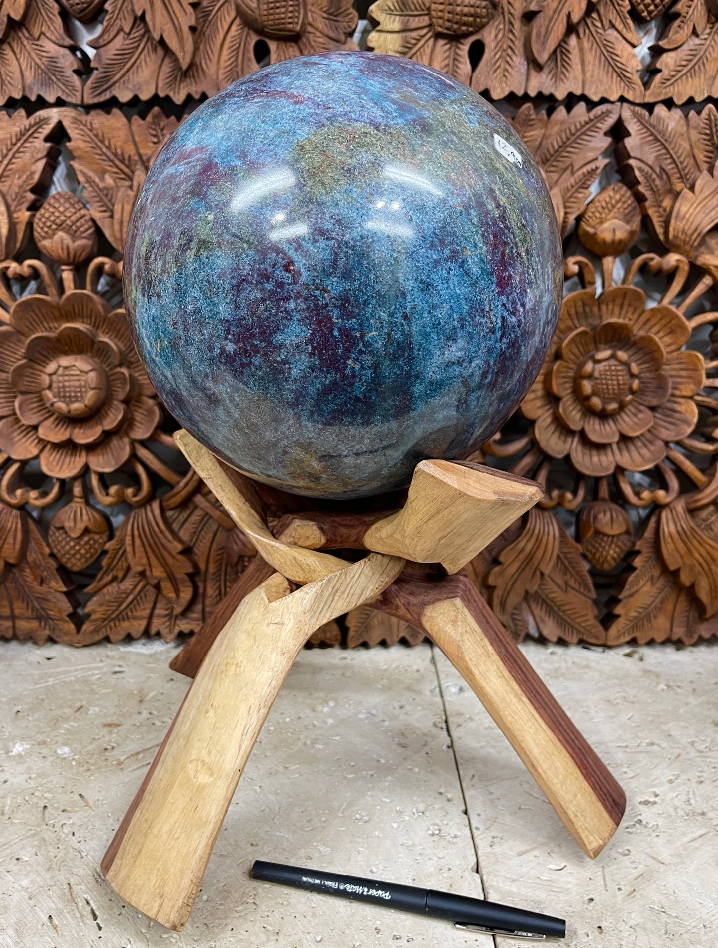 XXXLarge Ruby Kyanite Sphere