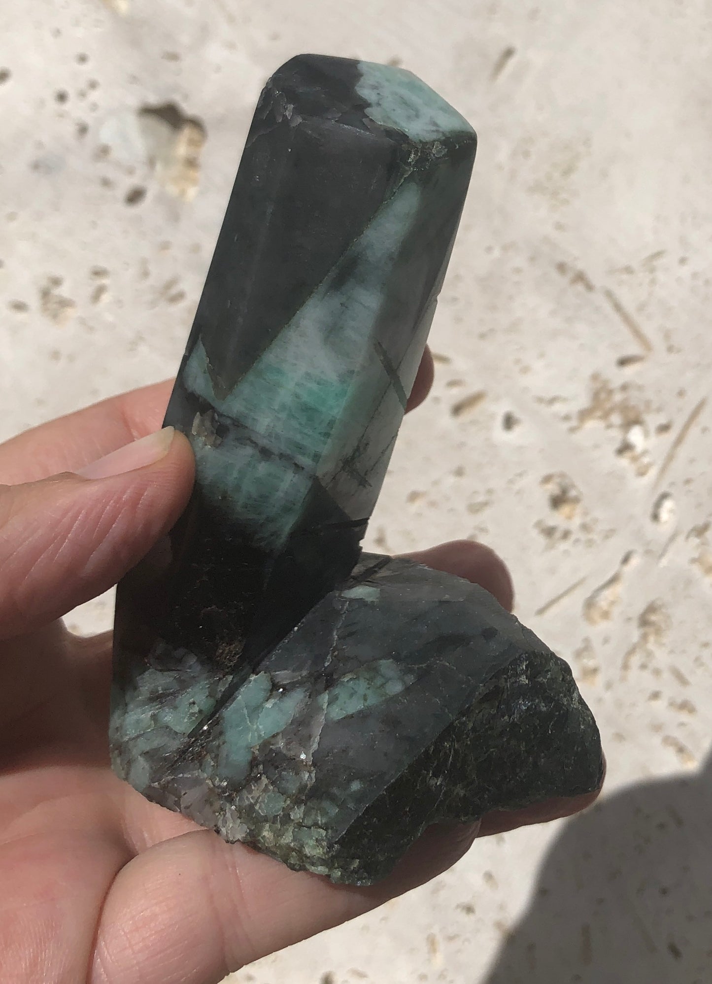 Large polished Freeform Emerald Specimens from Brazil