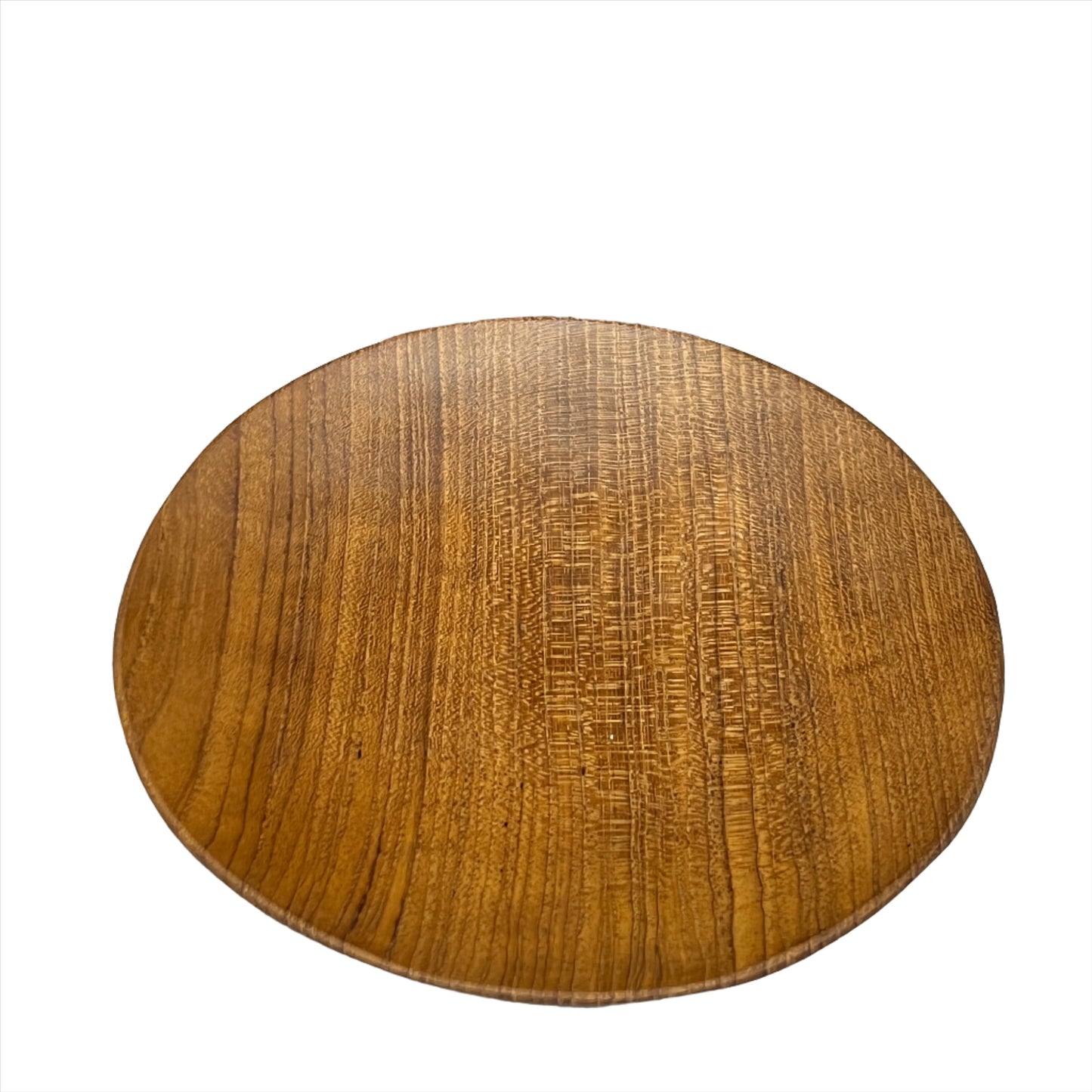 Teak Wood Condiment Plate Round