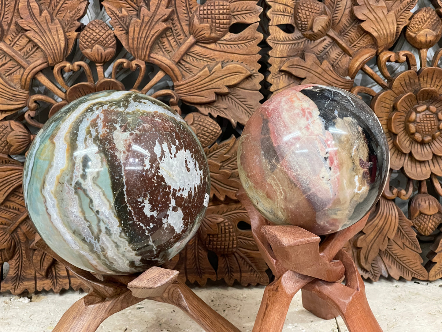 XXX Large Sardonyx Spheres