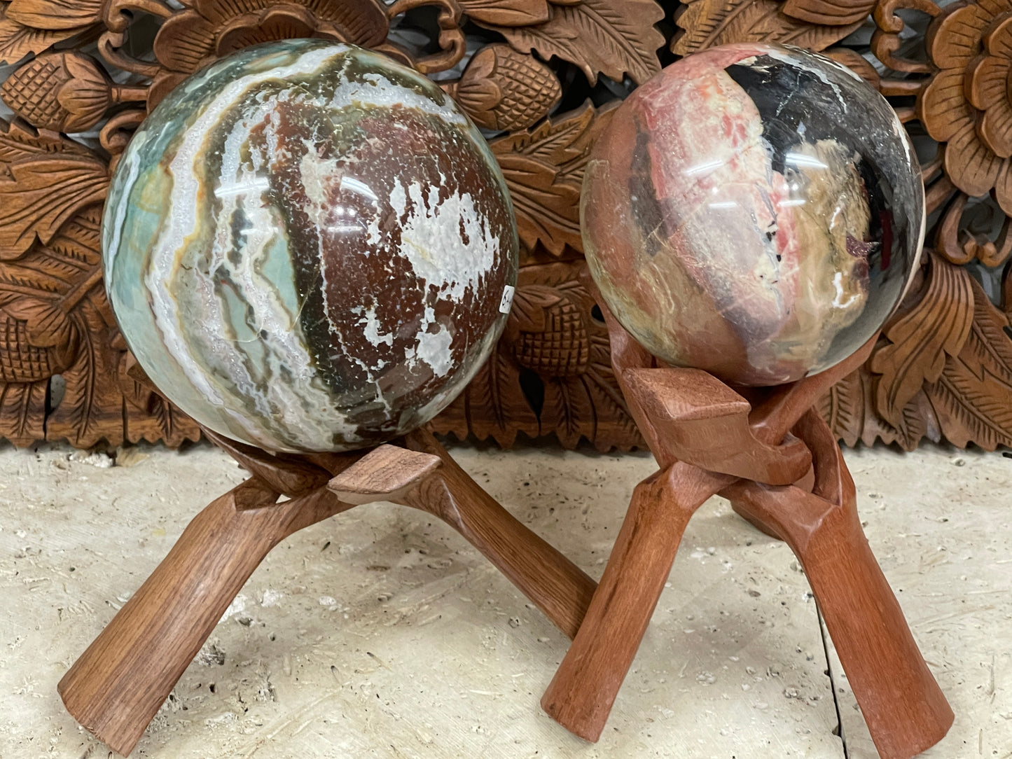 XXX Large Sardonyx Spheres