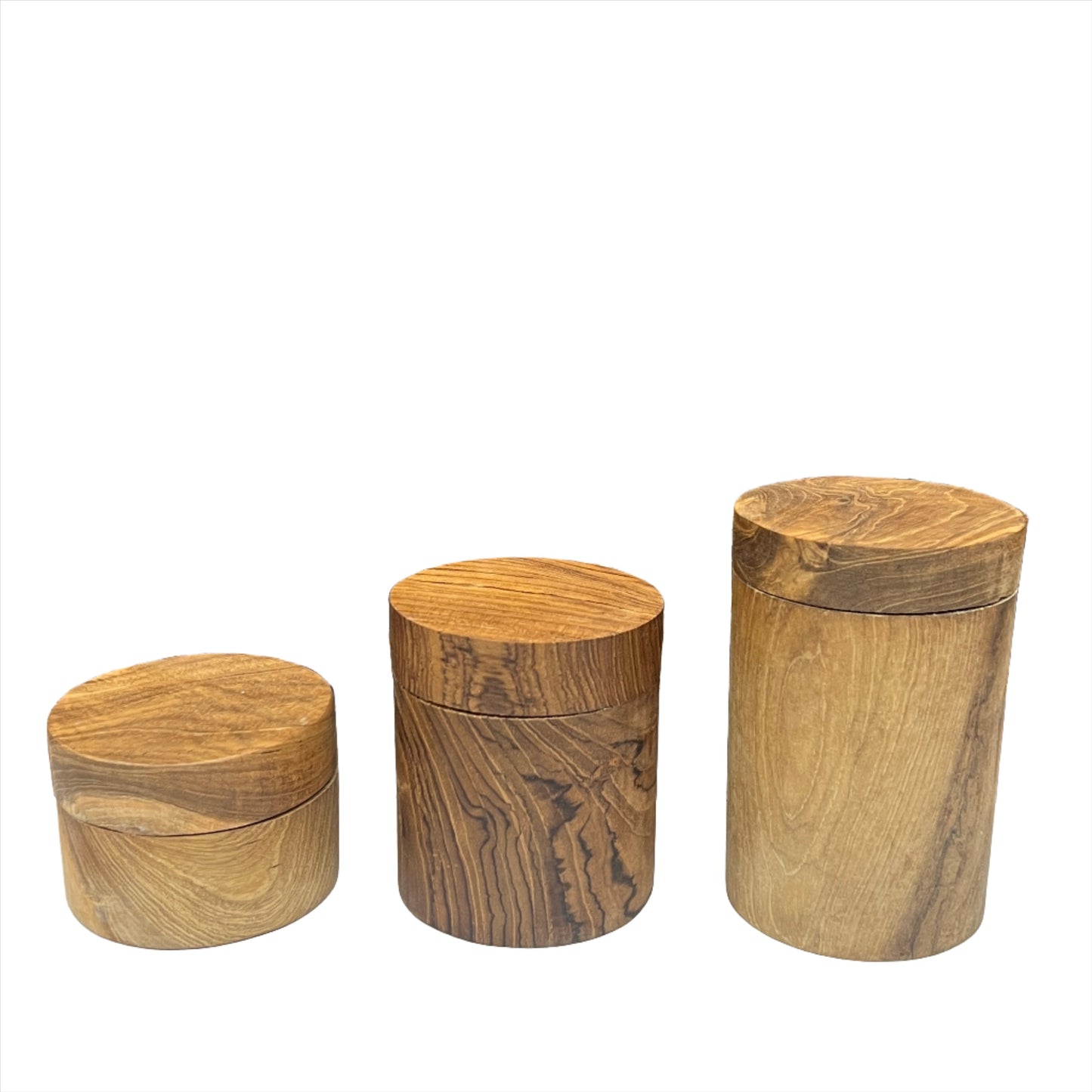 Teak Wood Condiment Storage