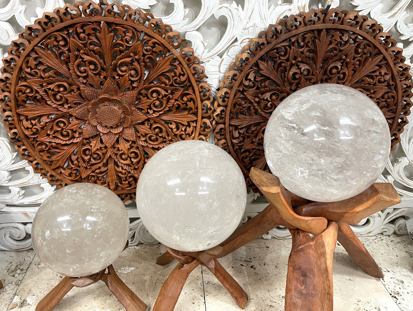 XXXXL Clear Quartz Crystal Balls Spheres
