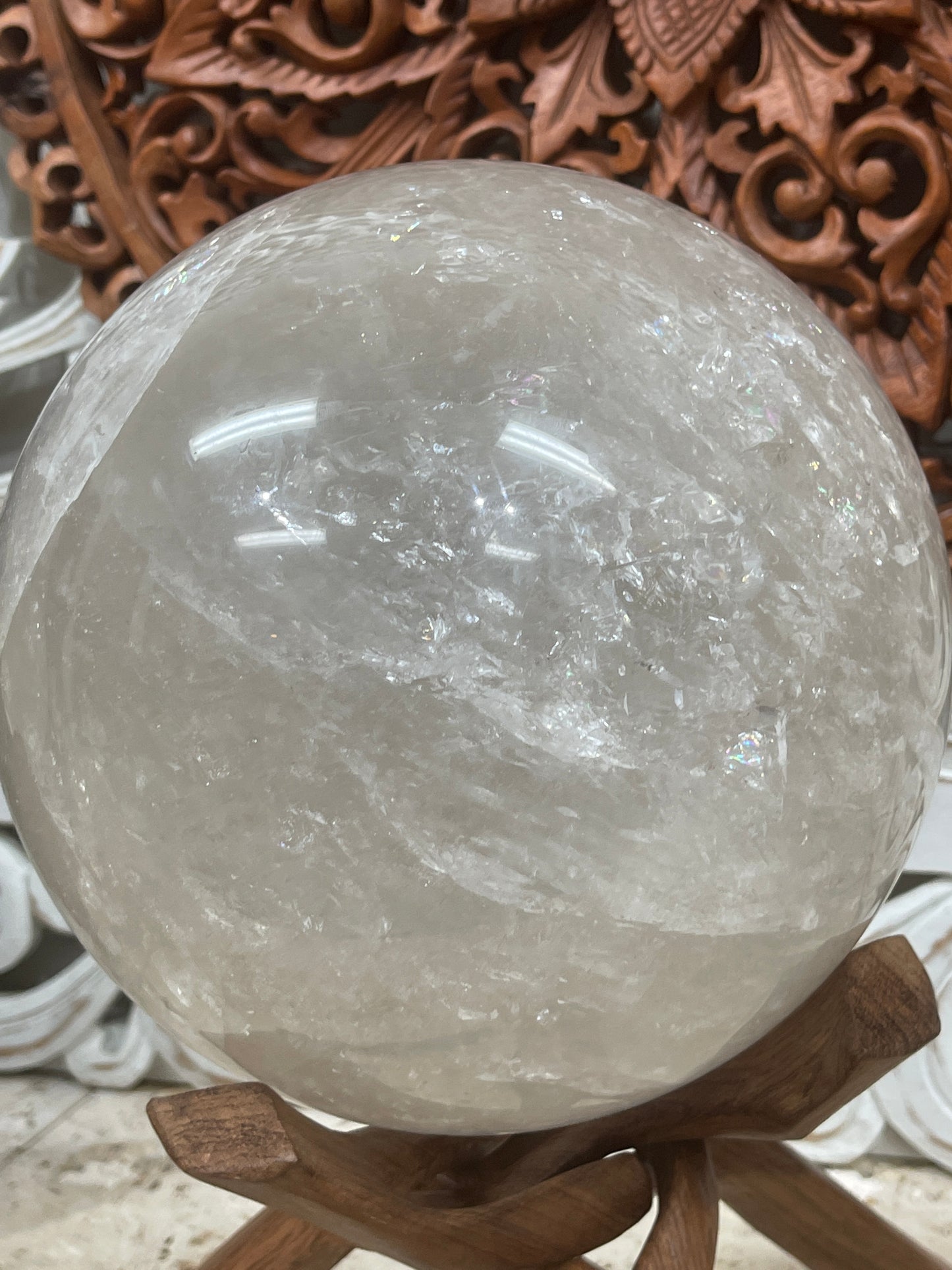XXL 17cm Clear Quartz Crystal Balls Spheres