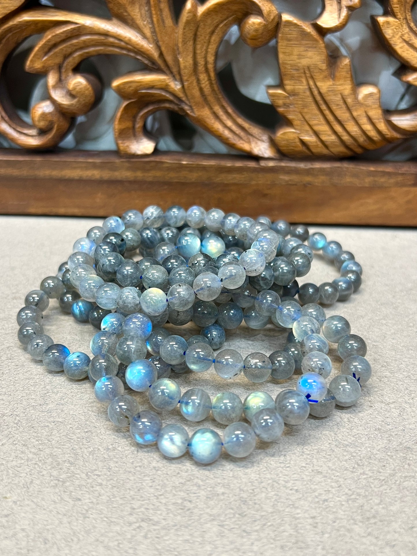 A+ Quality Labradorite Stretchy Bracelets