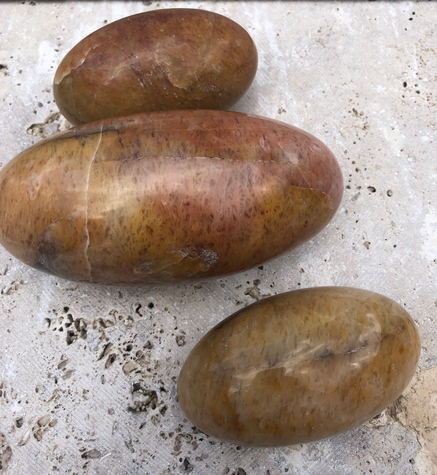 Large Golden Azeztulite Linghams
