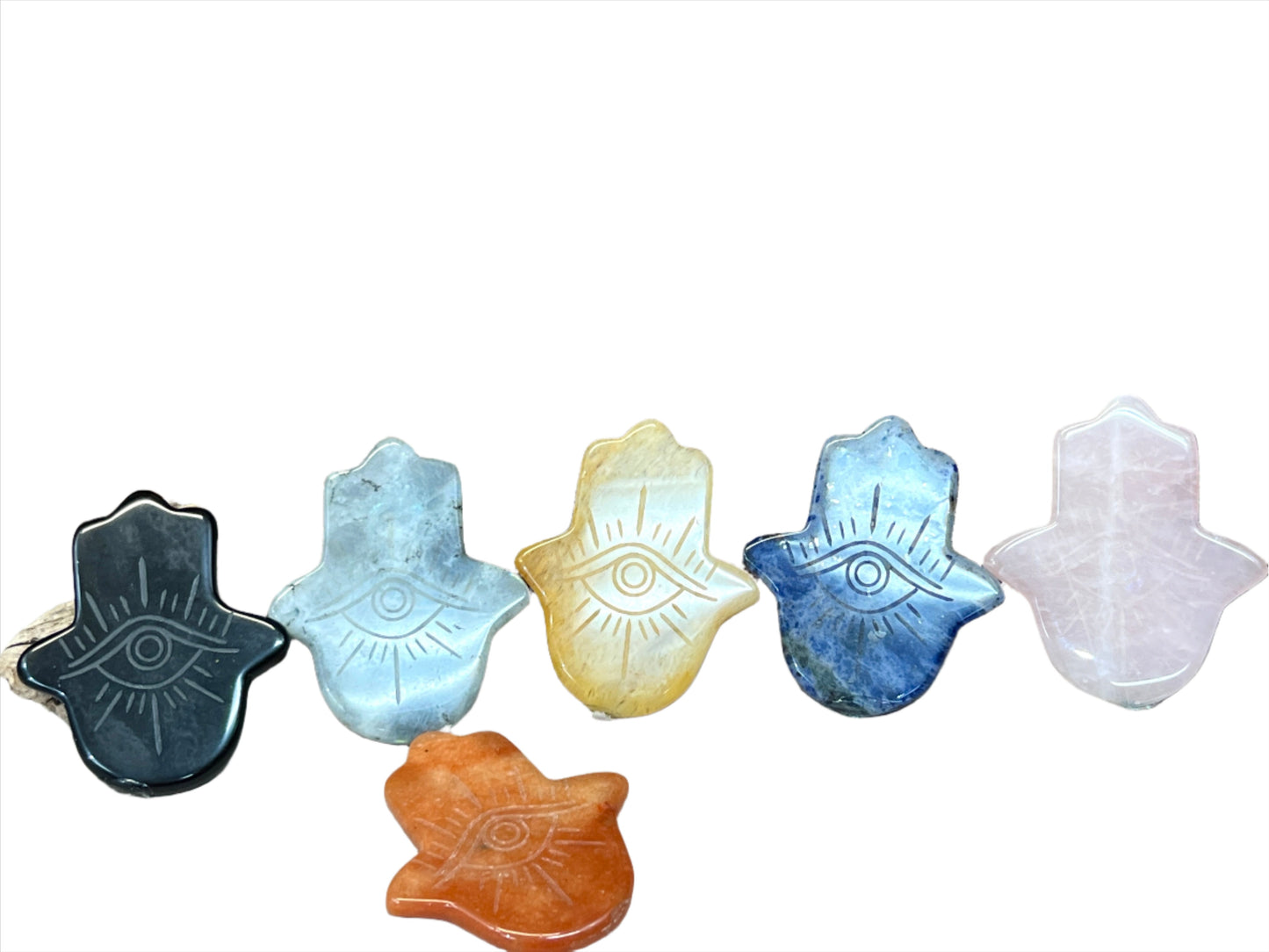 Hamsa Guasha Massage Stones
