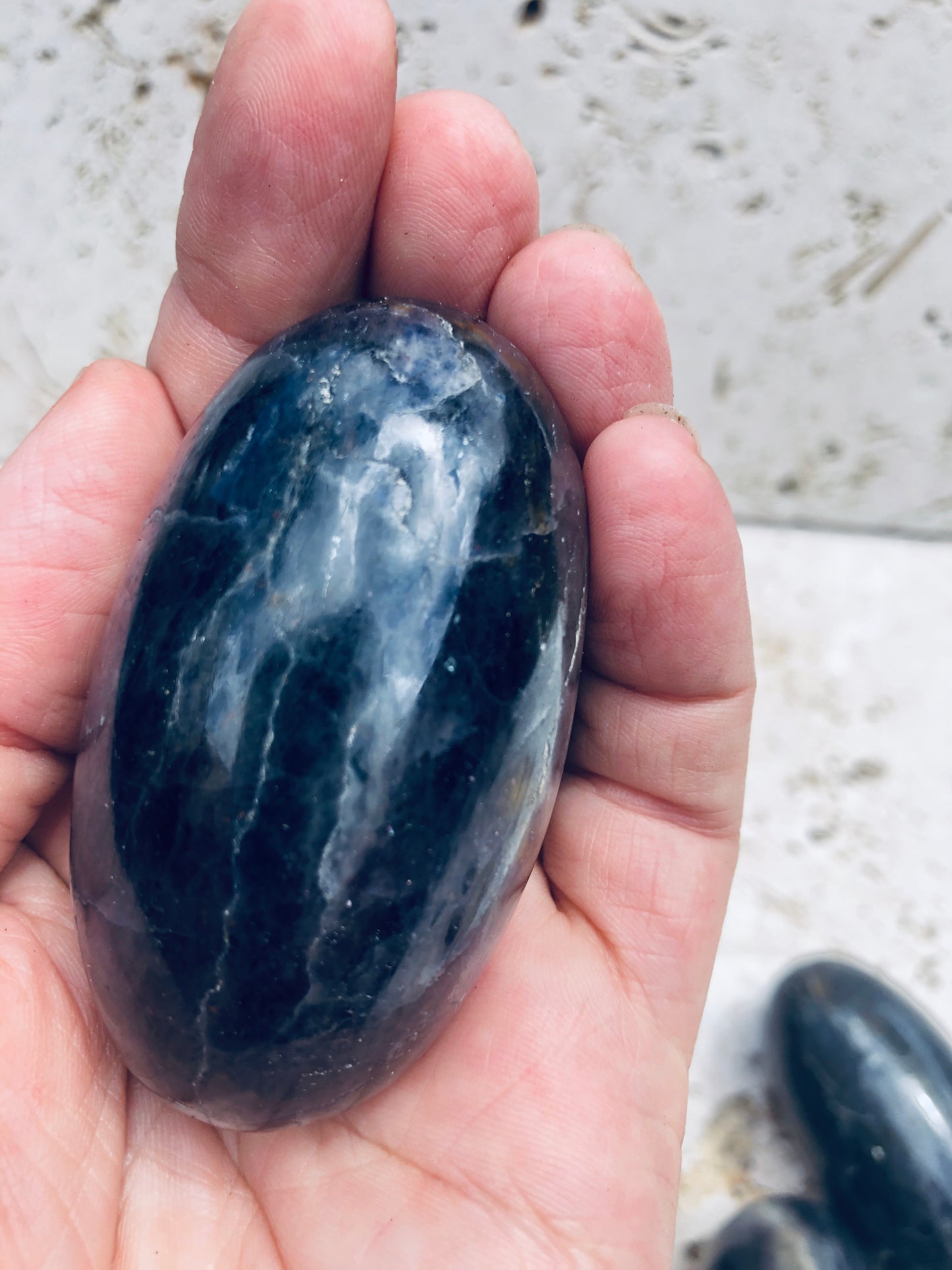 Large Iolite Linghams