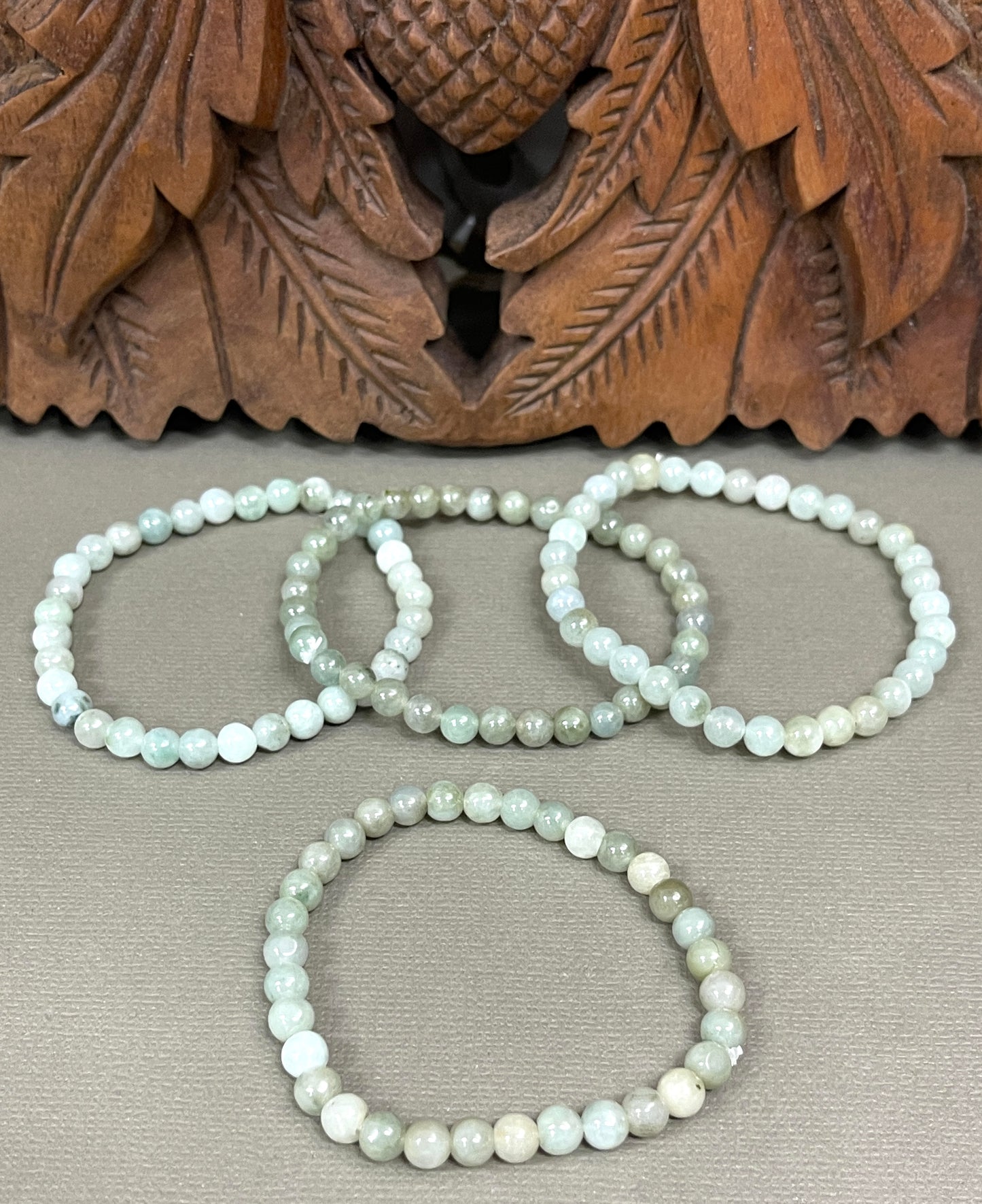 Burmese Jade Stretchy Bracelets