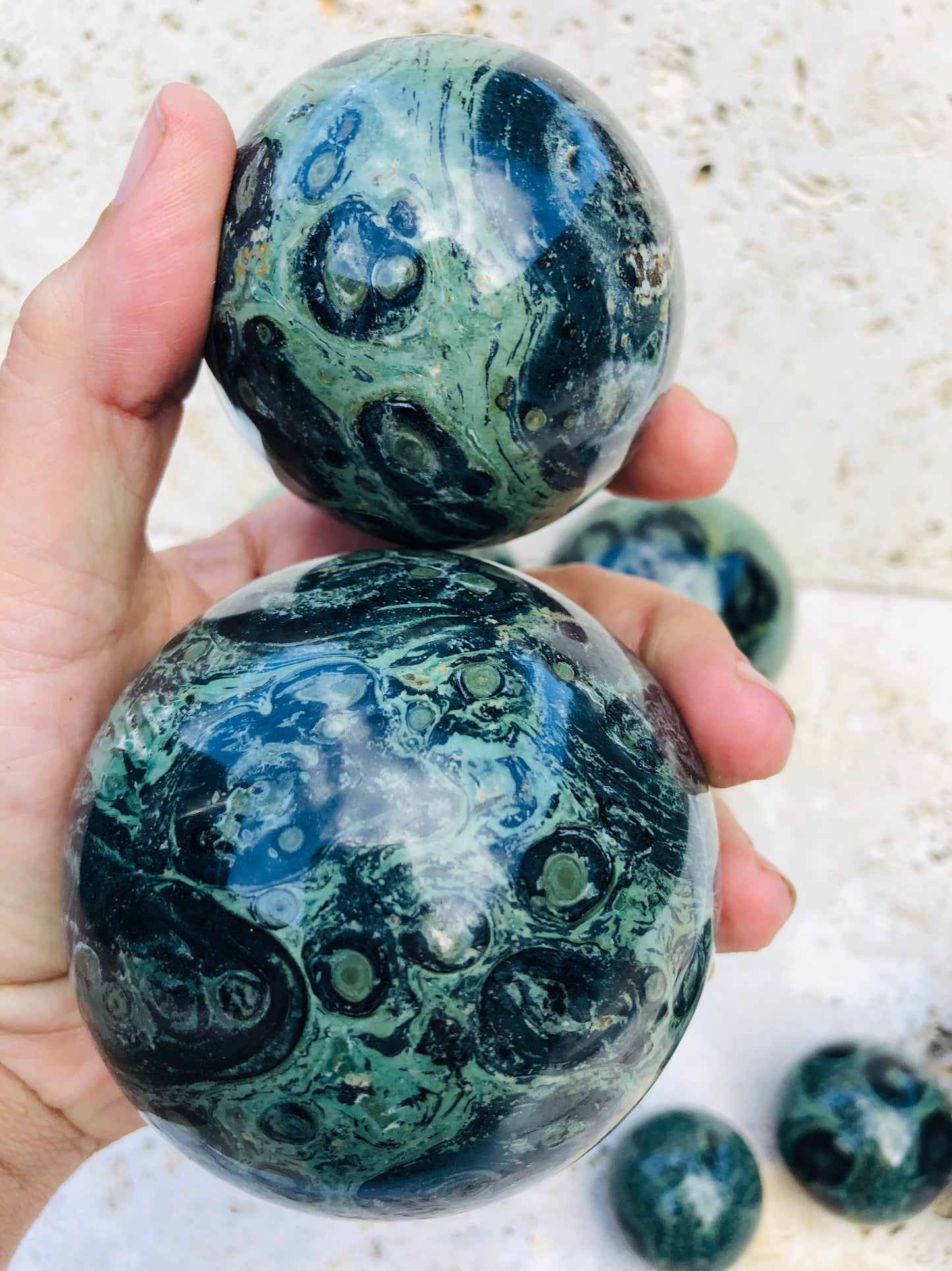 Kambaba Jasper Spheres