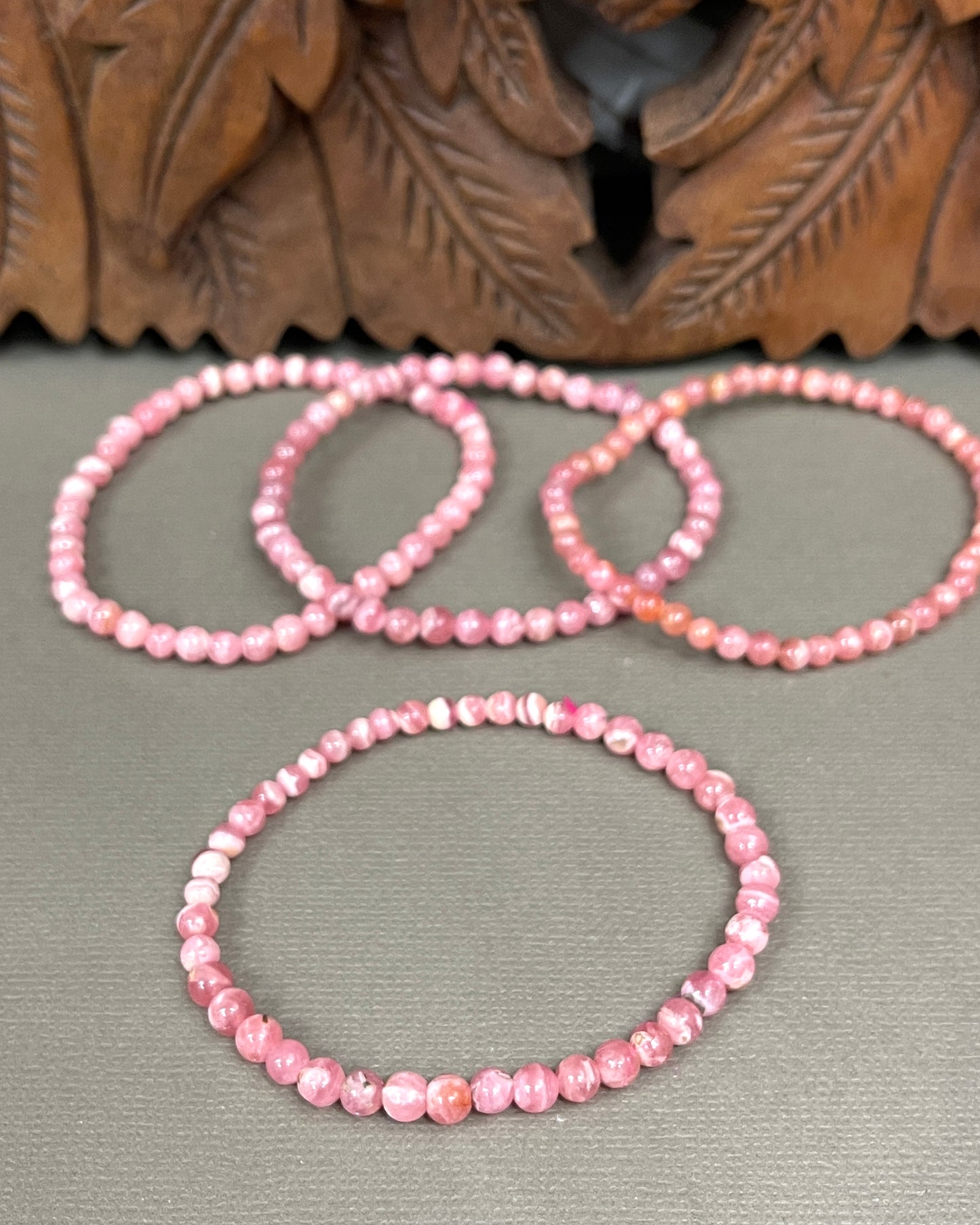 Rhodochrosite Stretchy Bracelets