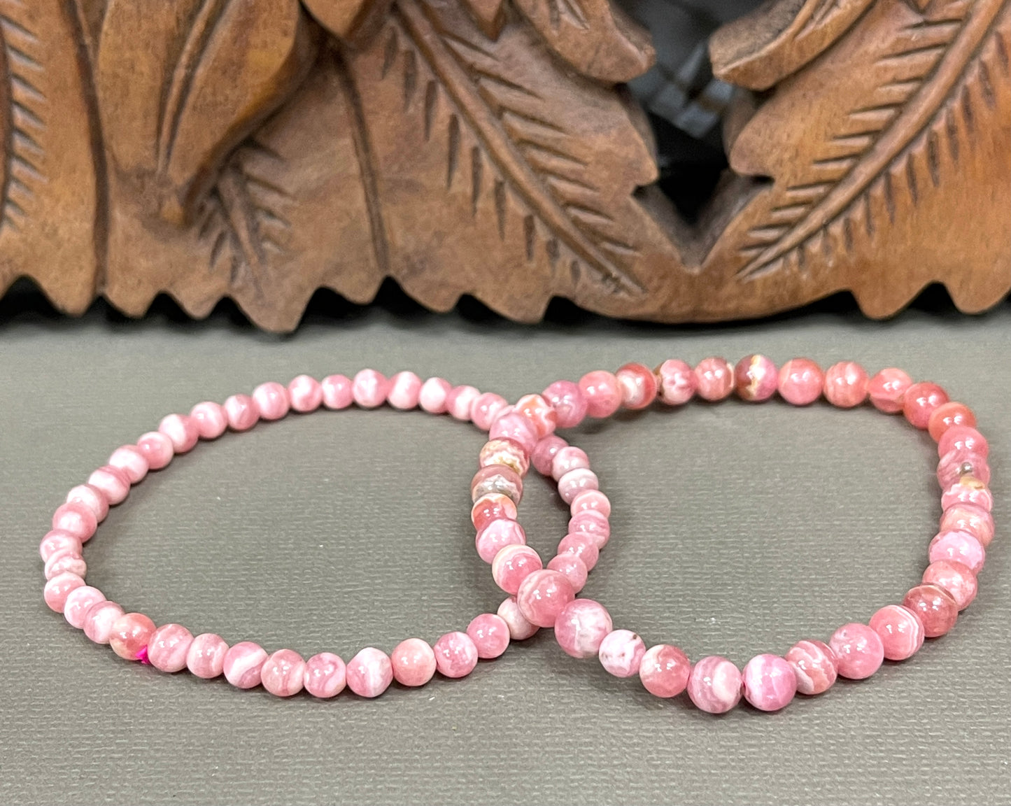 Rhodochrosite Stretchy Bracelets