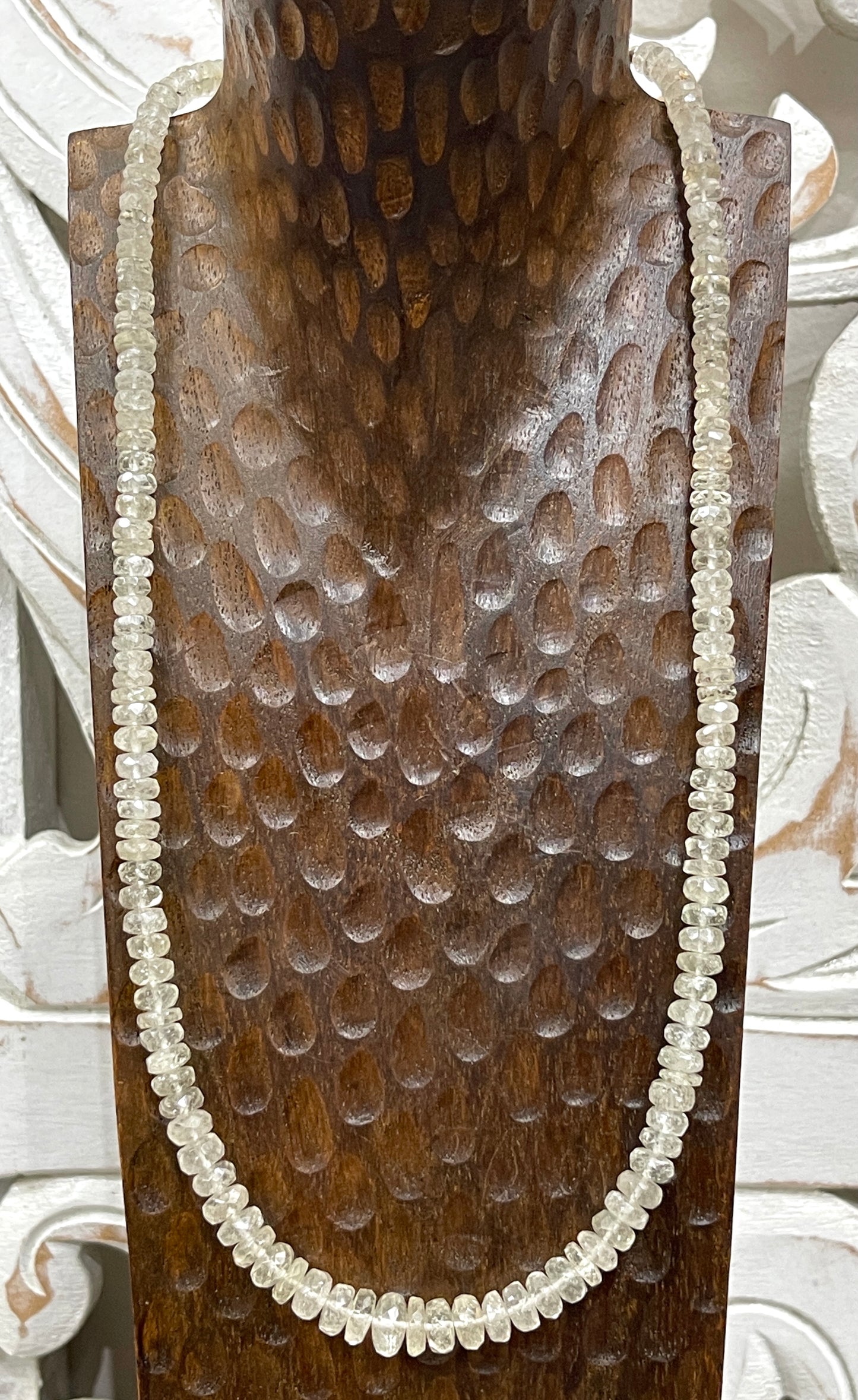 Faceted Libyan Glass Necklace - Transformation Stone