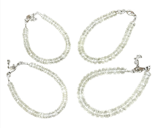 Faceted Libyan Glass Bracelets - Transformation Stone