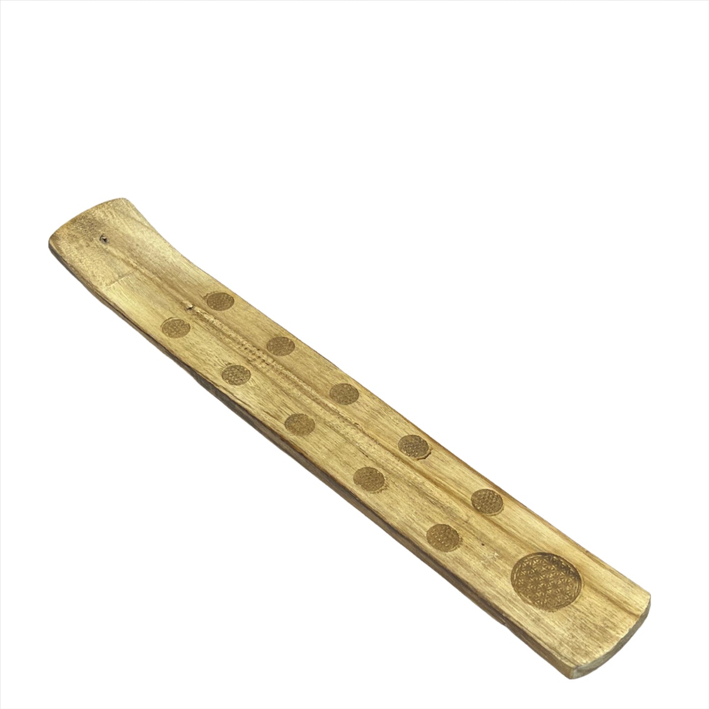 Block Carved Incense Burner | Wood