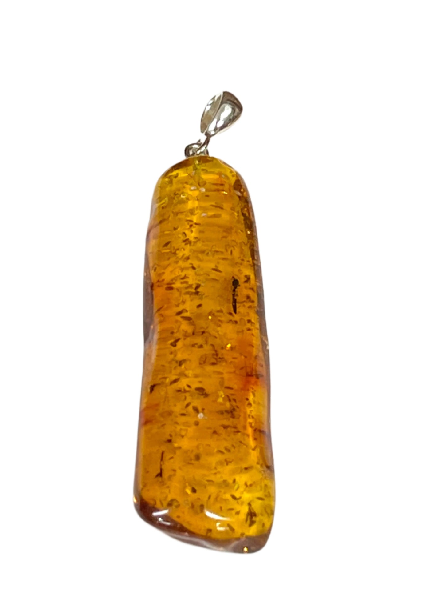 Natural Baltic Amber Drop Pendants