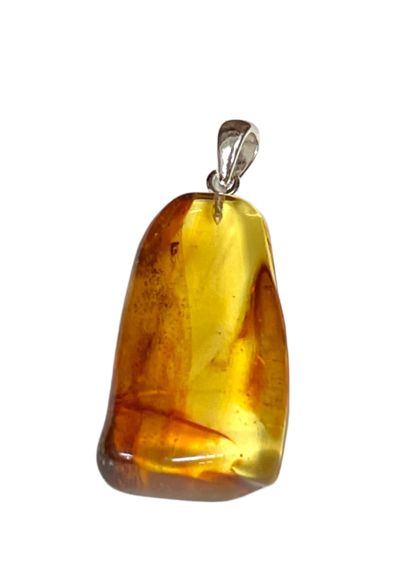 Natural Baltic Amber Drop Pendants