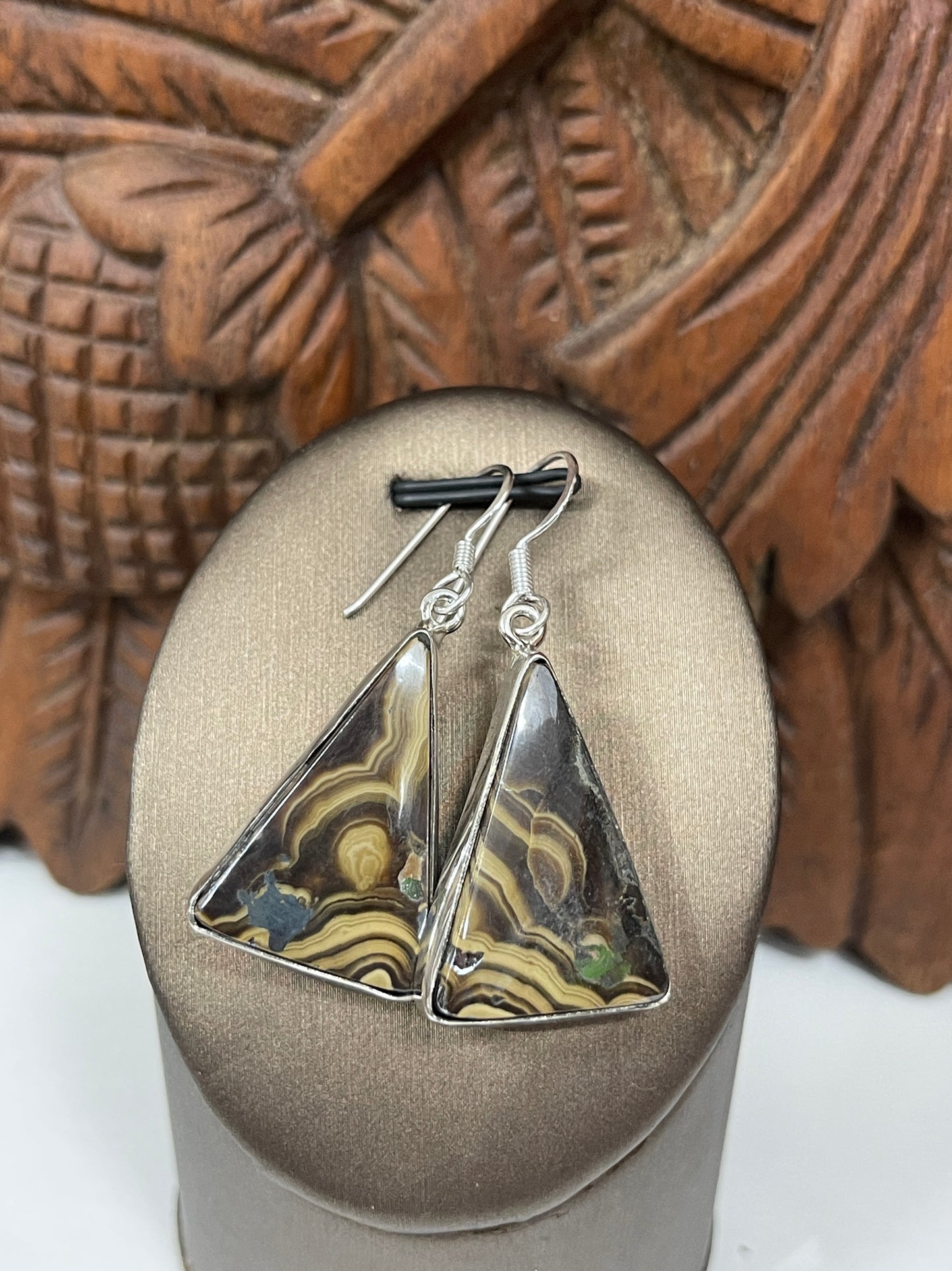 Schalenblende Earrings from Poland