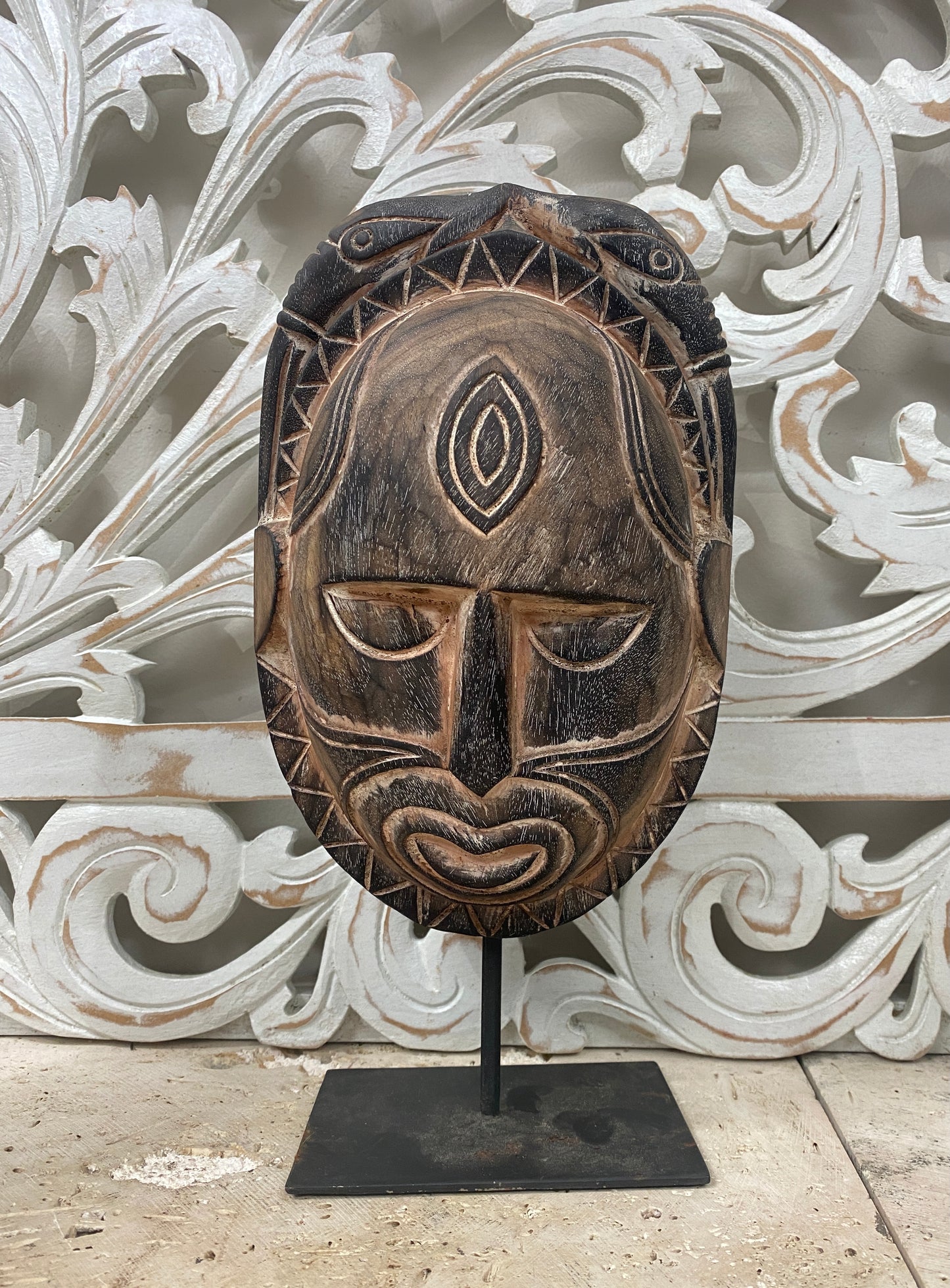 East Timor Style Masks on Stands