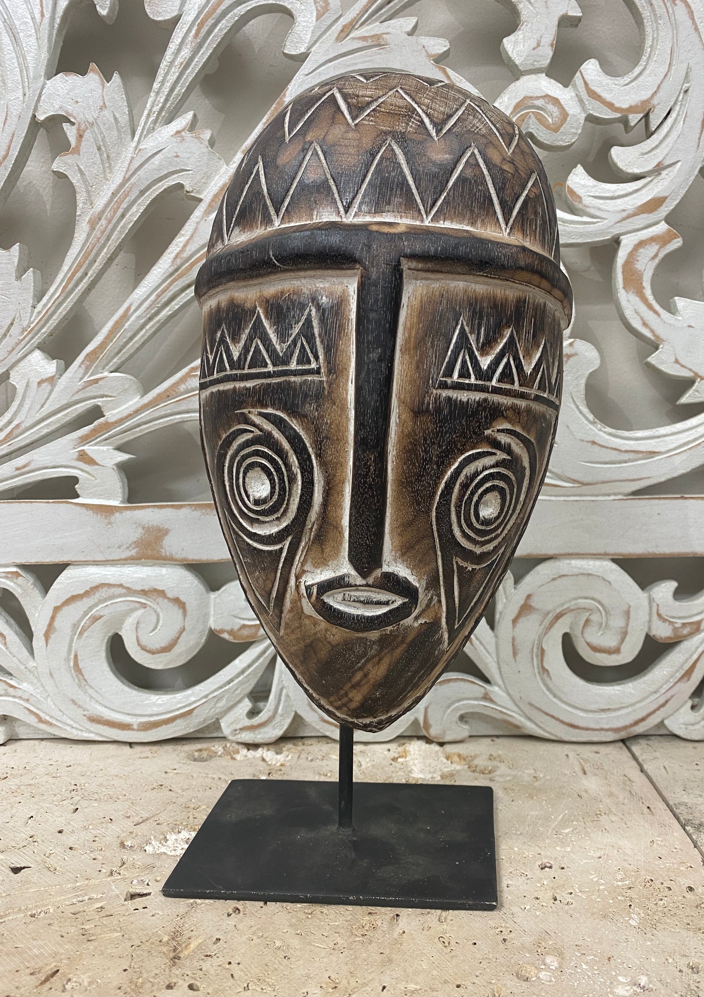 East Timor Style Masks on Stands