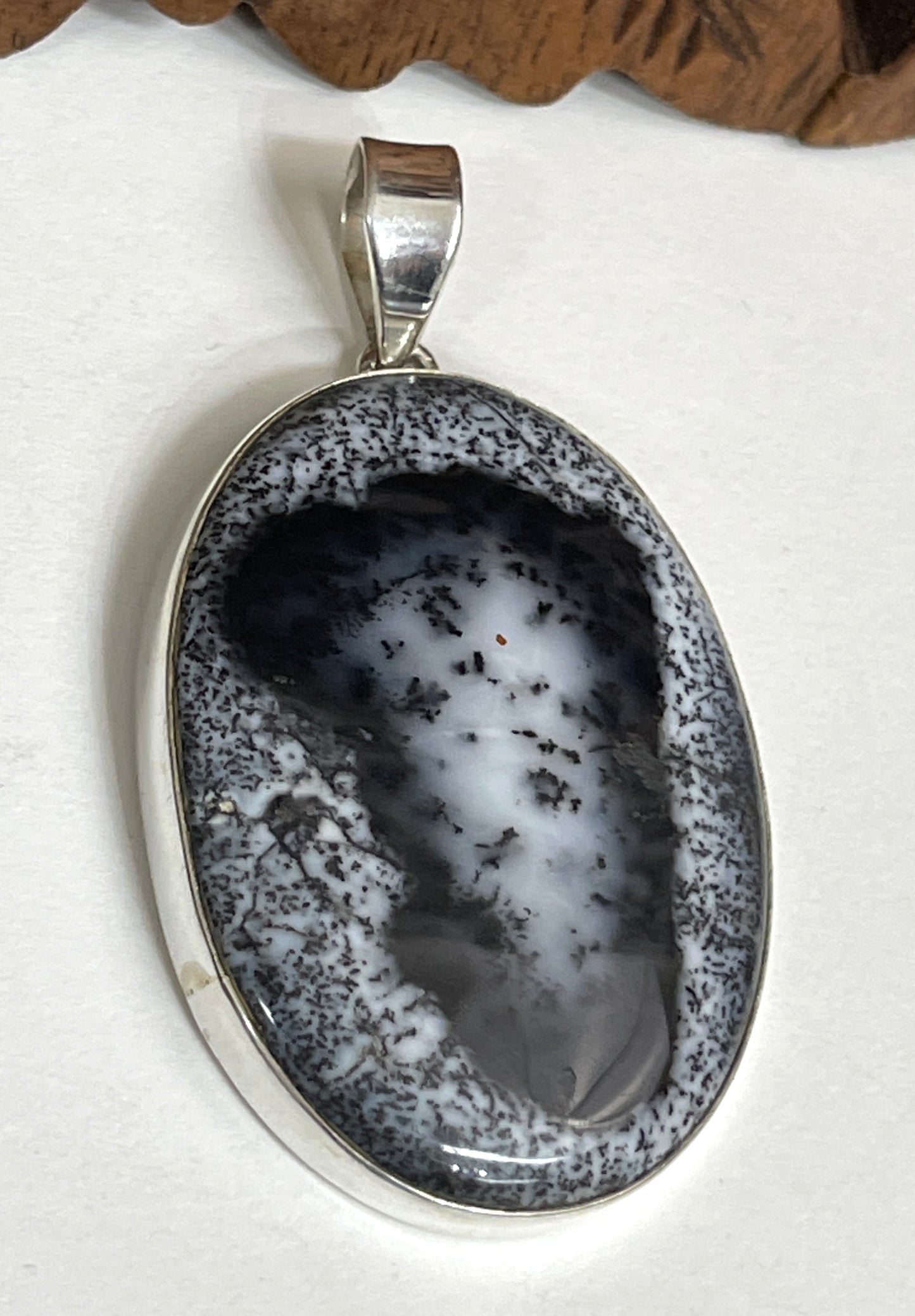 Dendritic Opal Pendants