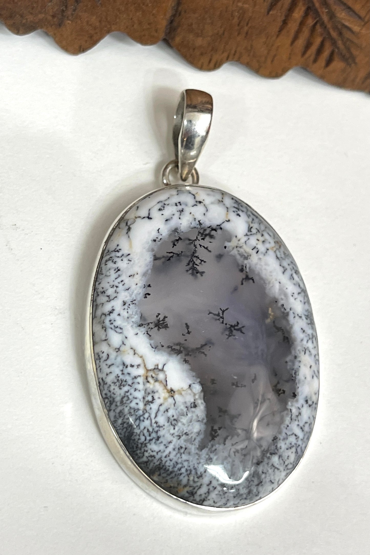 Dendritic Opal Pendants