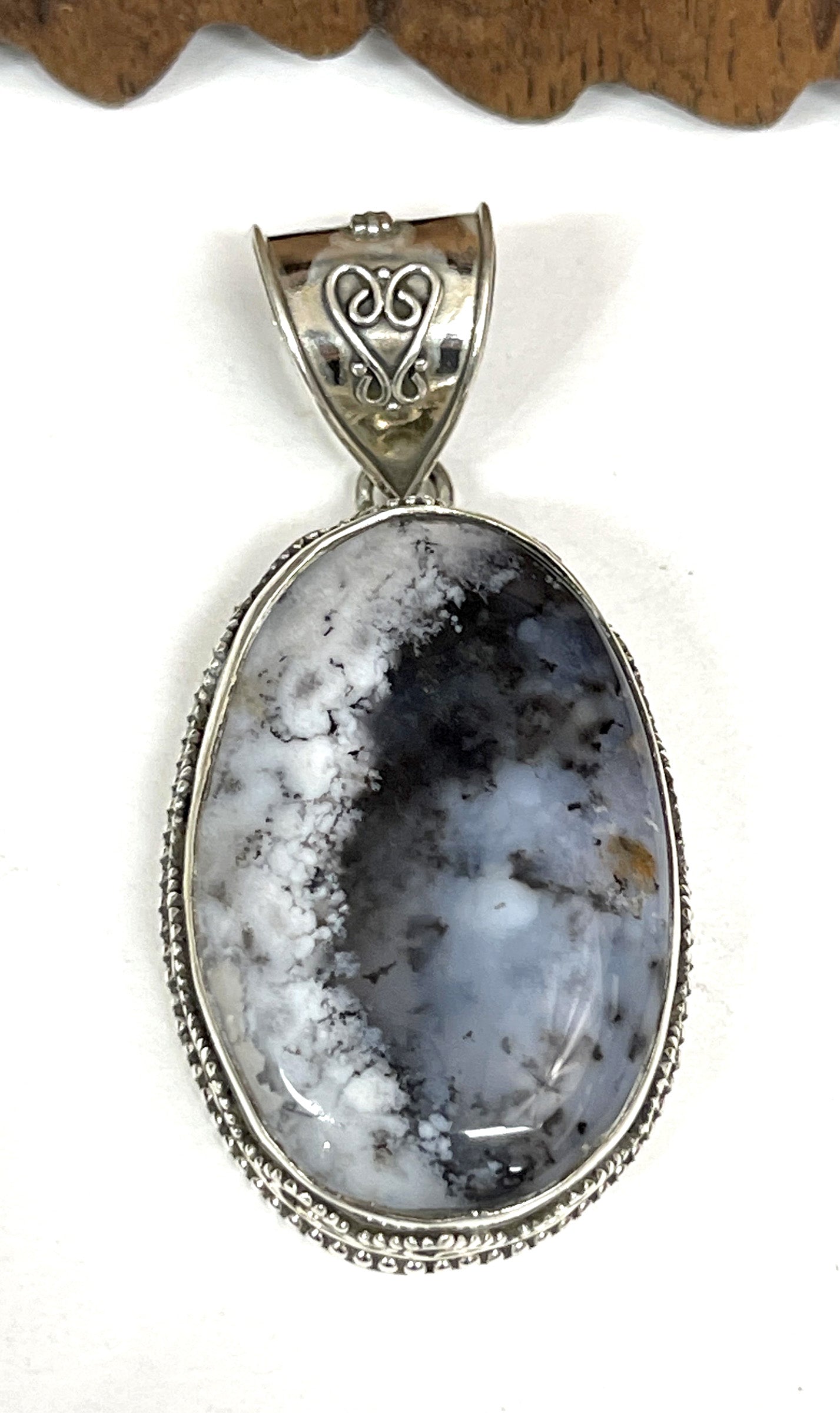 Dendritic Opal Pendants